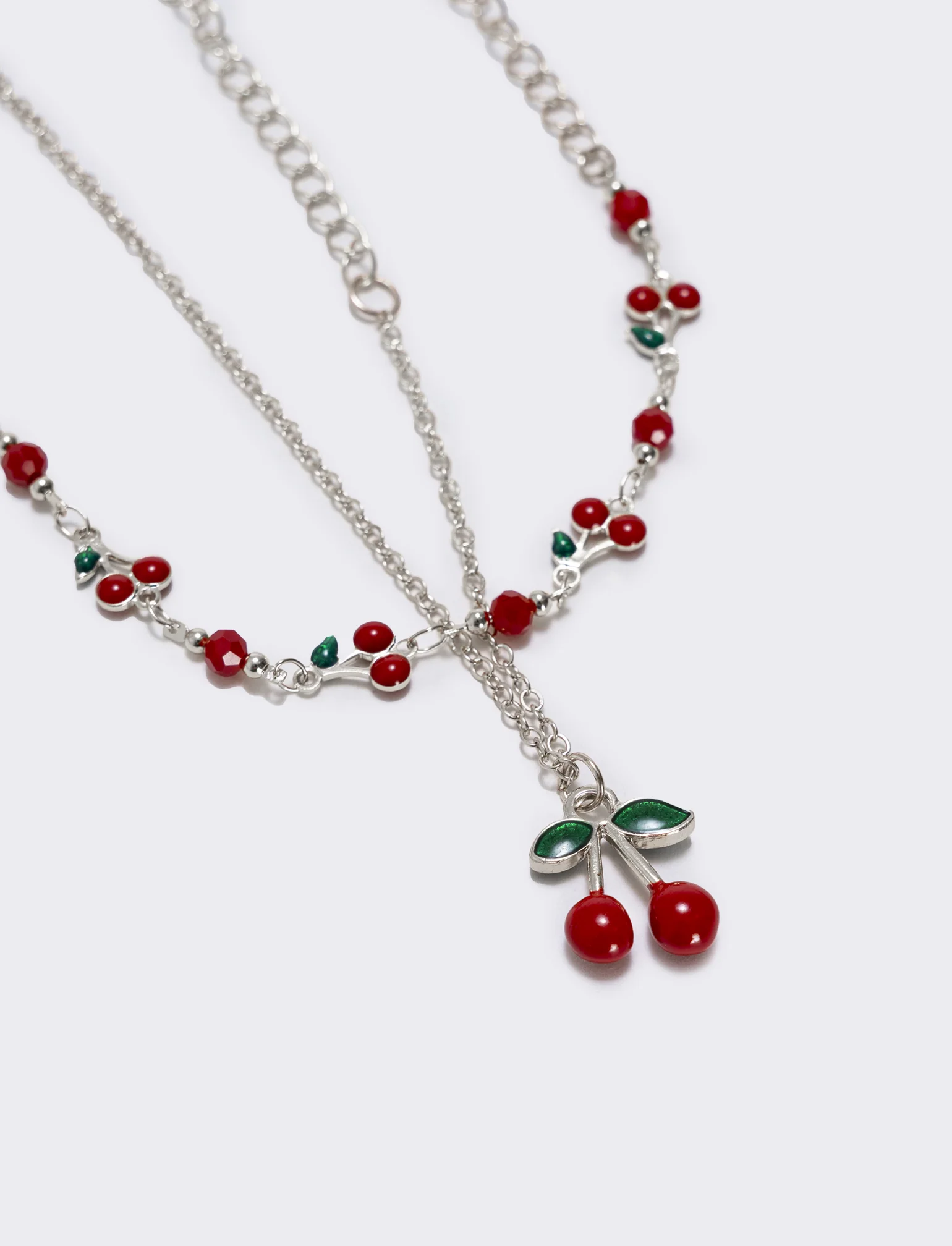 Bracciali Ciliegie: Set 2 Pz - Argento - Image 2