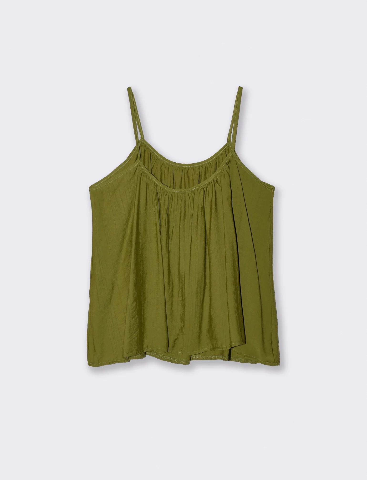 Bretelle Sottili con Vestibilità Comoda - Verde - Image 2