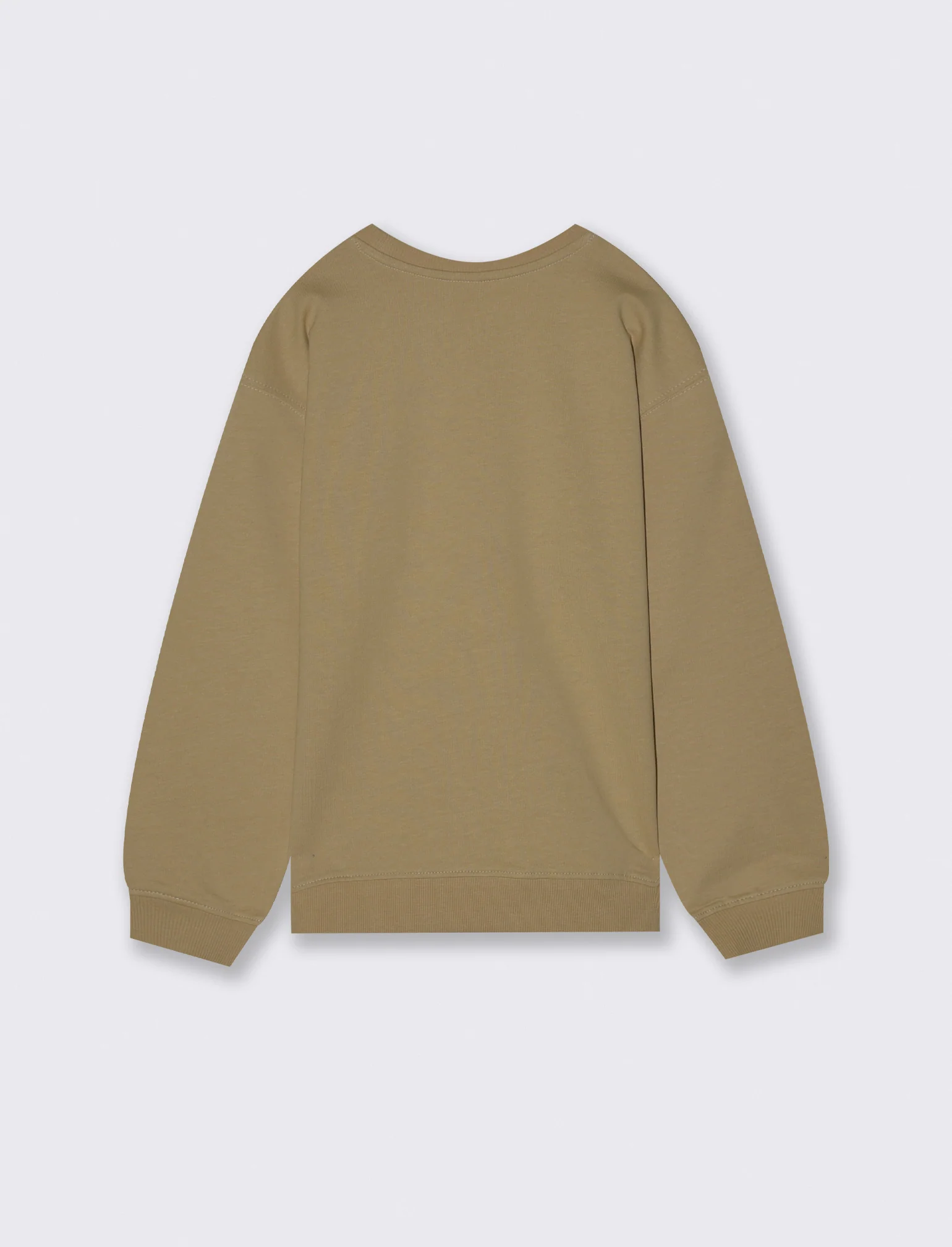 CALDA FELPA GIROCOLLO CON STAMPA - Beige - Image 2