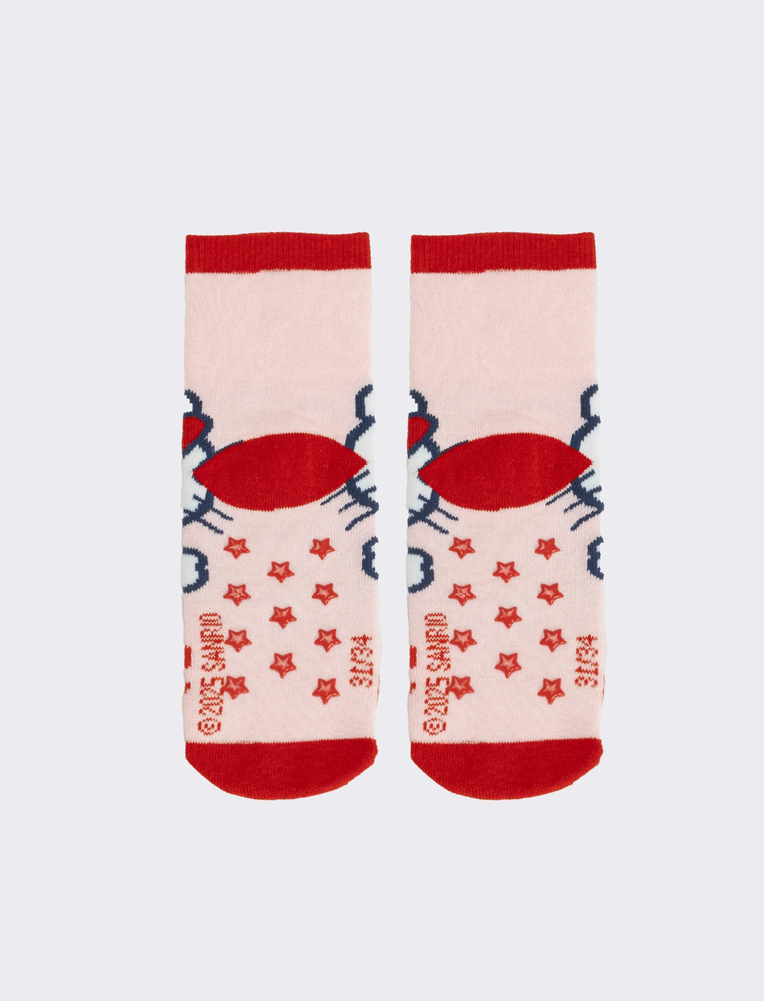 Calzini antiscivolo bambina angel, stitch, hello kitty - Rosso - Image 2