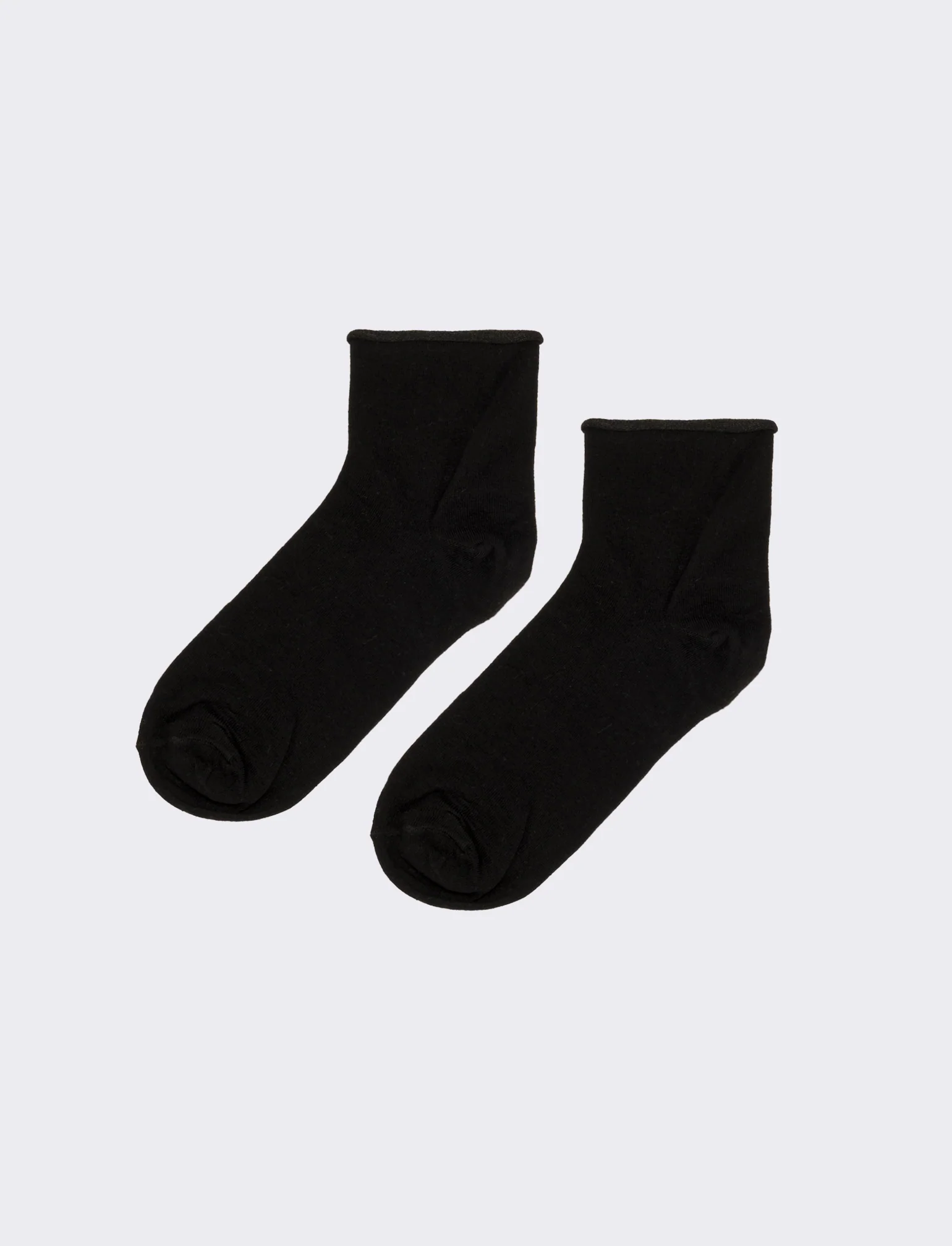 Calzini comfort donna 2 paia - Nero