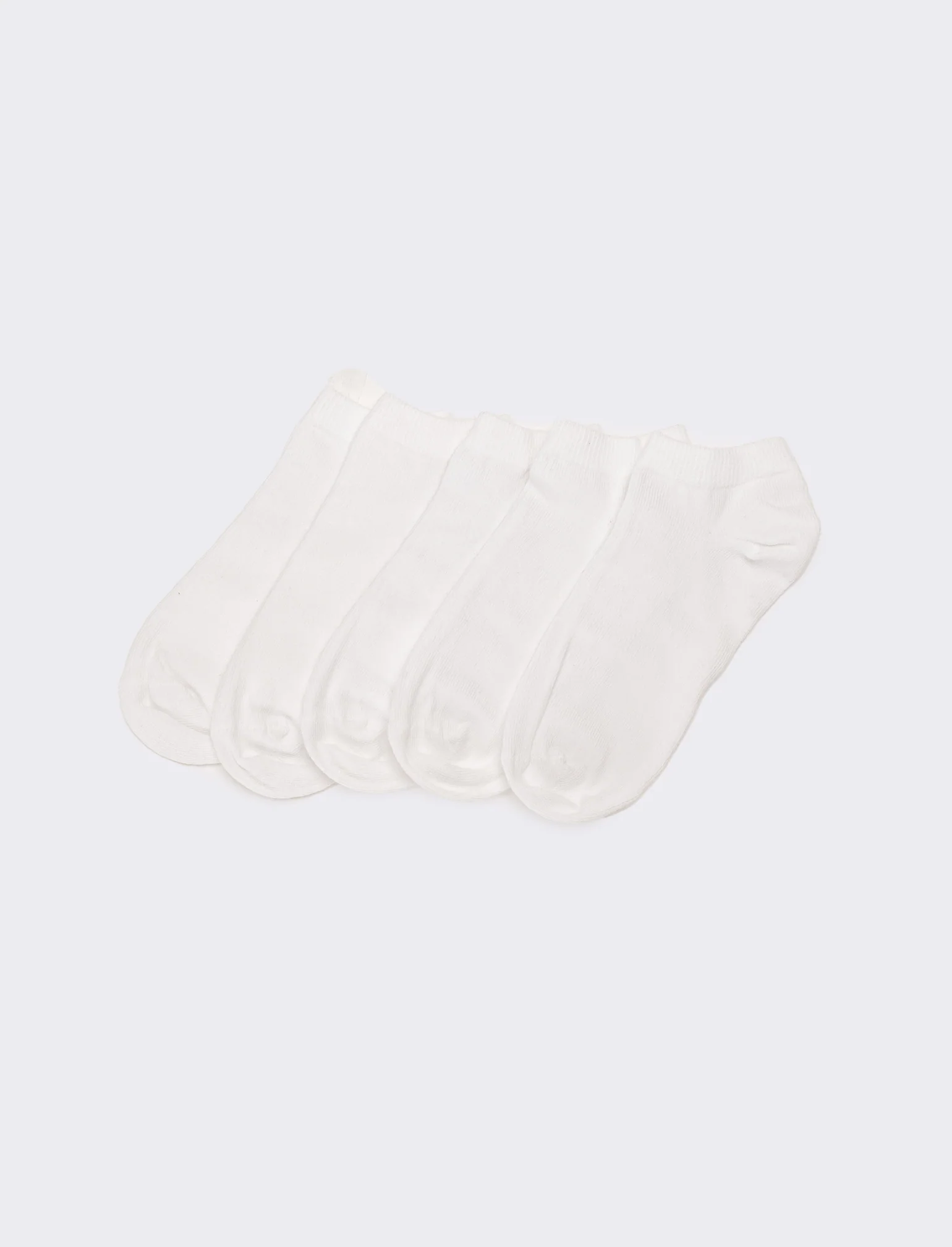 Calzini short 5 paia - Bianco