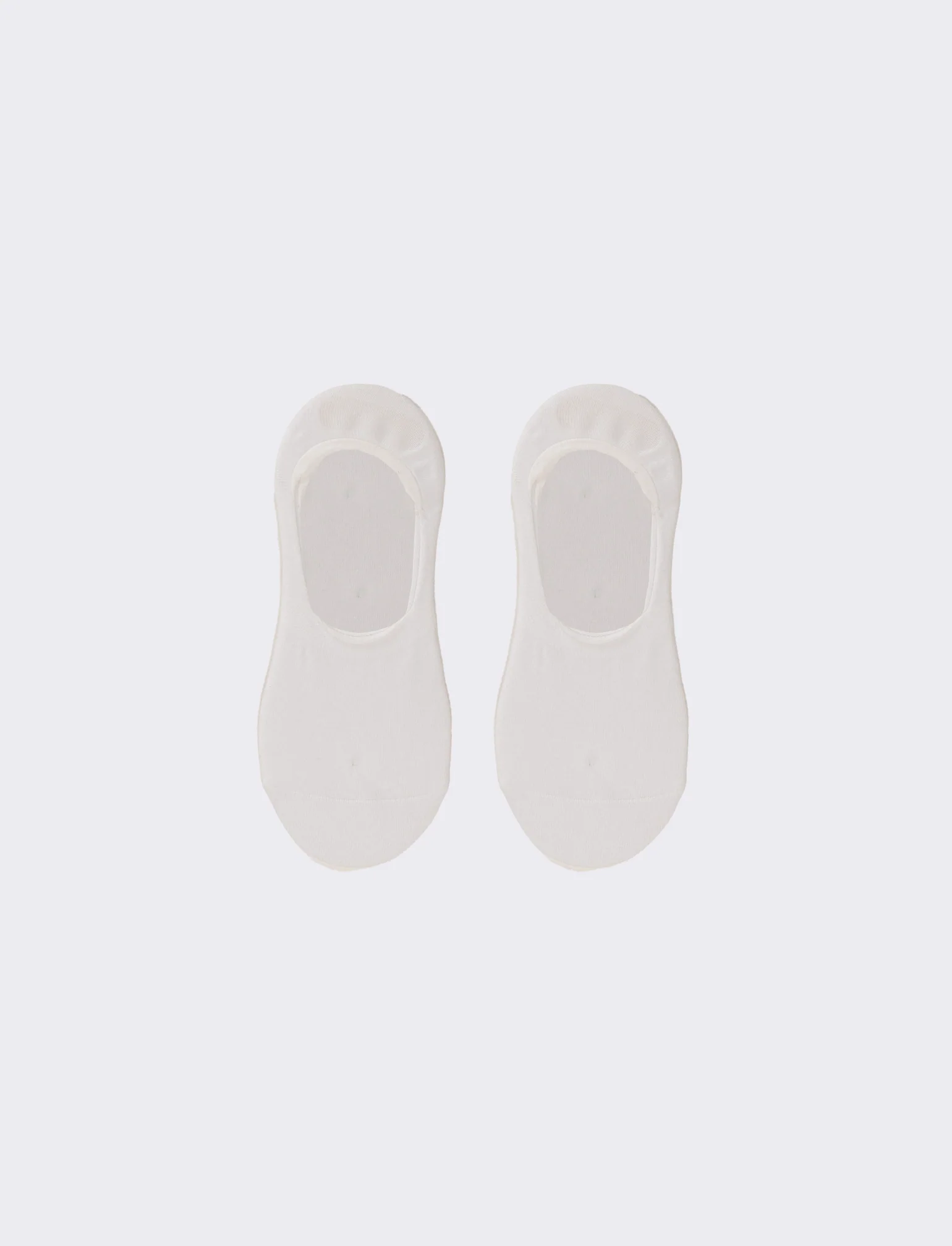 Calzino uomo ballerina 2 paia - Bianco
