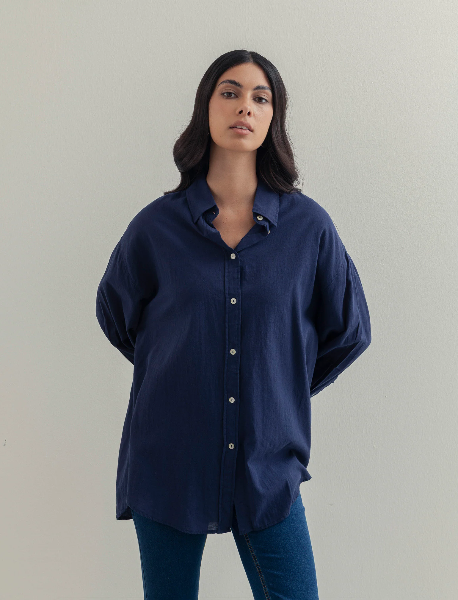 CAMCIA OVER - Blu - Image 4