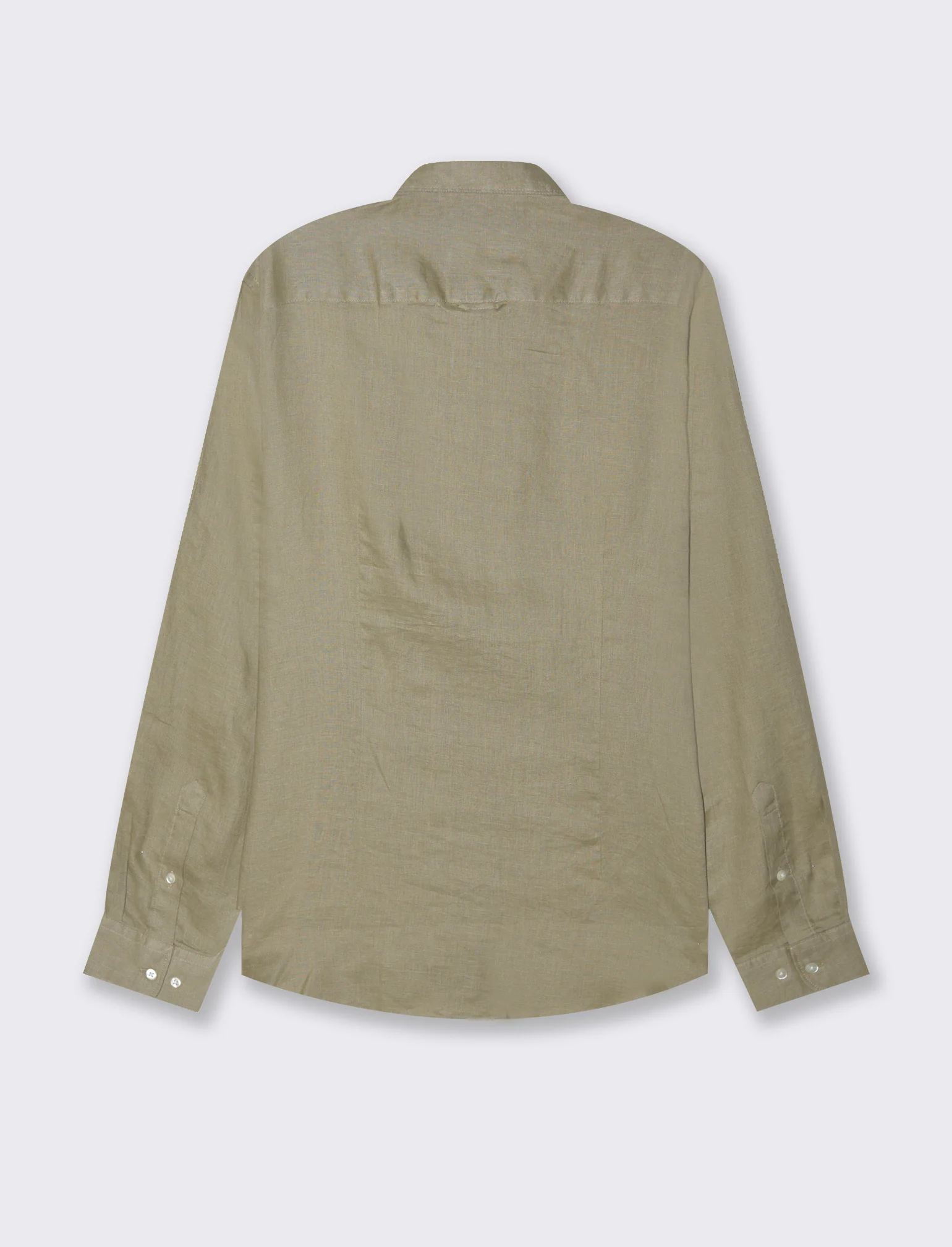 Camicia 100% lino da uomo - Verde salvia - Image 2