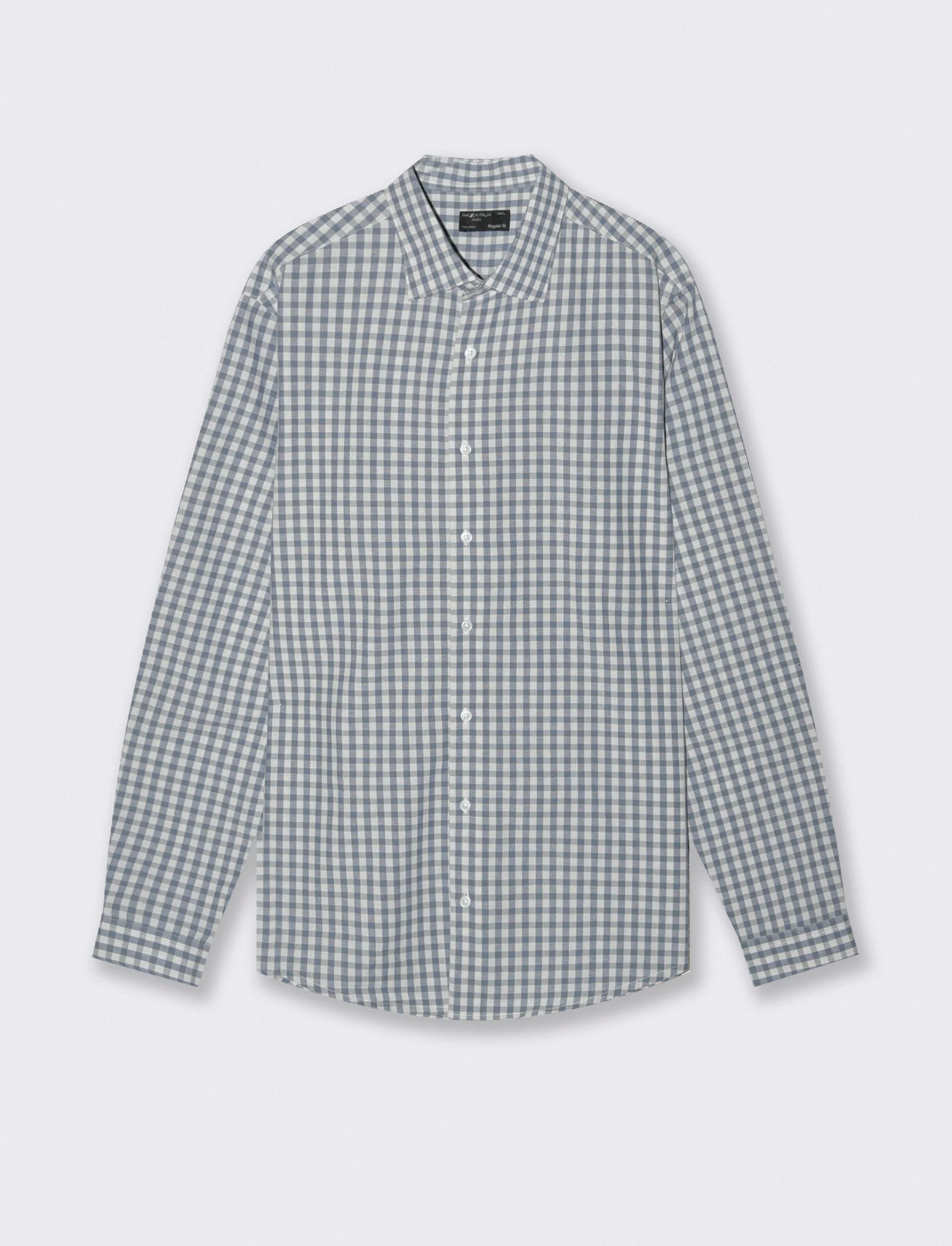 Camicia a quadri regular fit in cotone - CARTA DA ZUCCHERO - Image 2