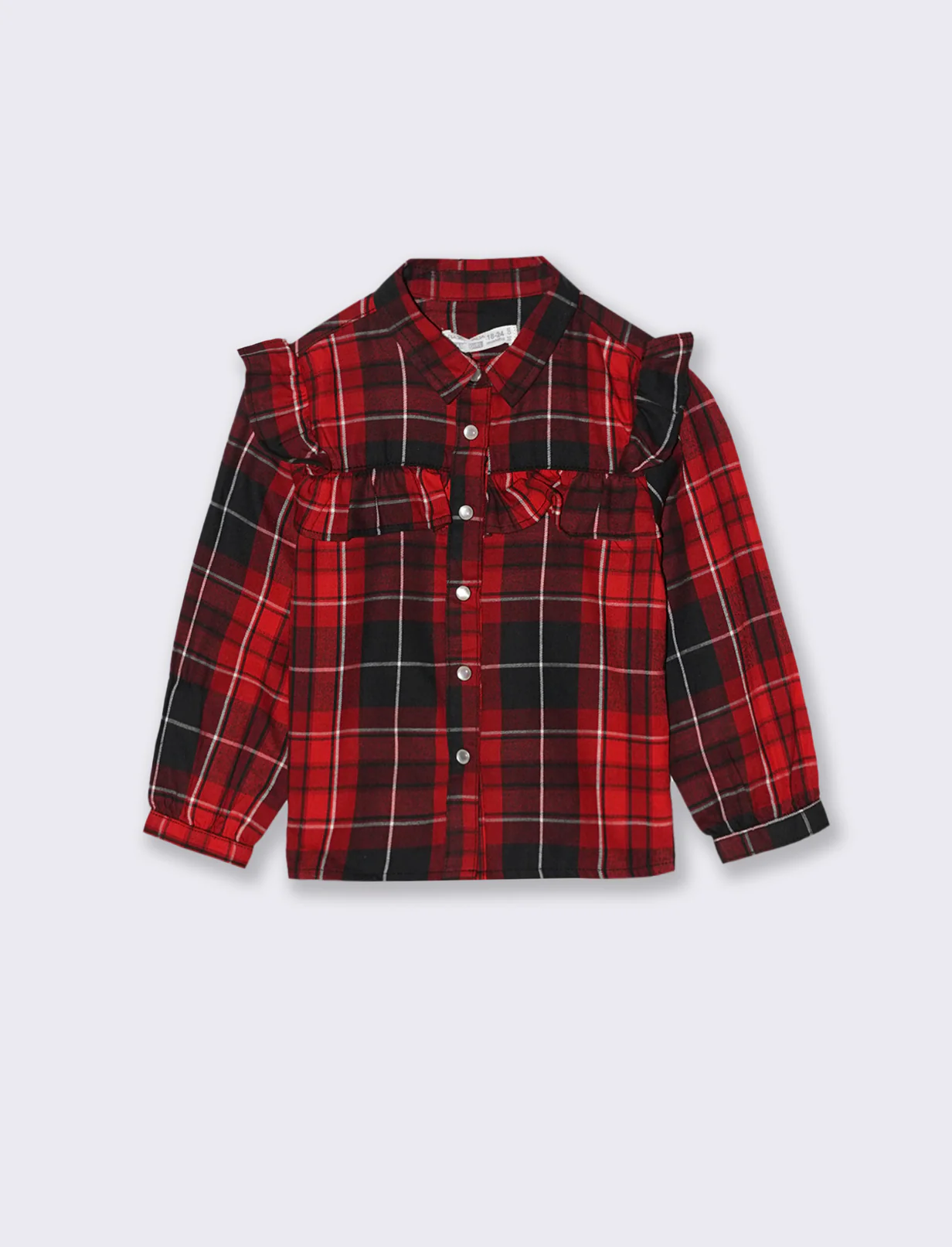 Camicia a quadri - Rosso - Image 2