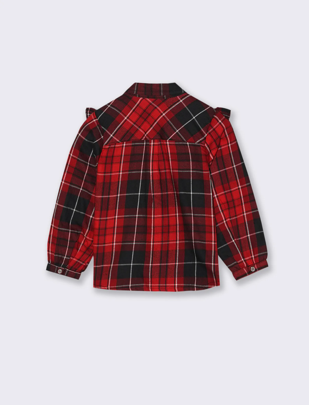 Camicia a quadri - Rosso - Image 3