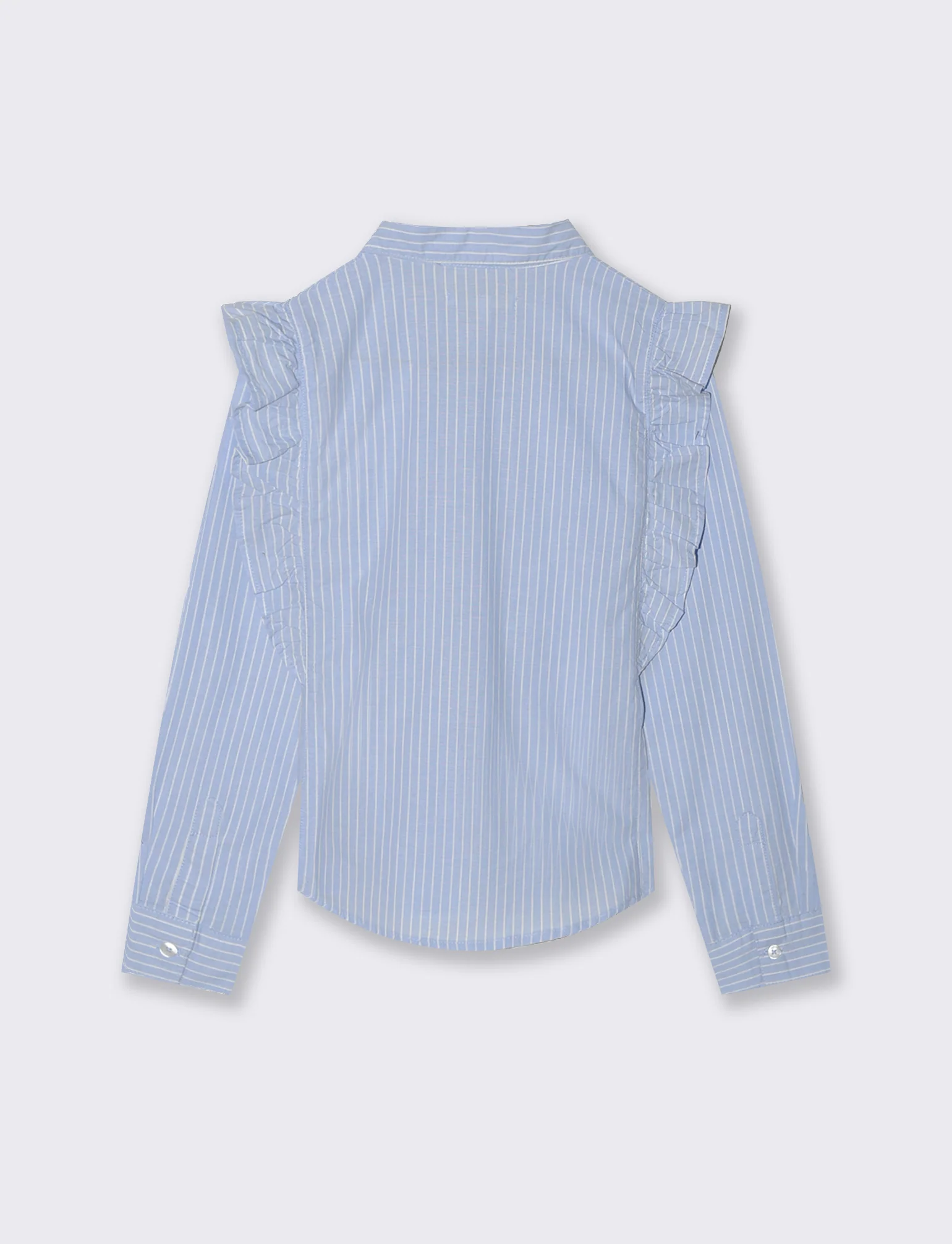 Camicia a righe da bambina con rouches - Righe - Image 2