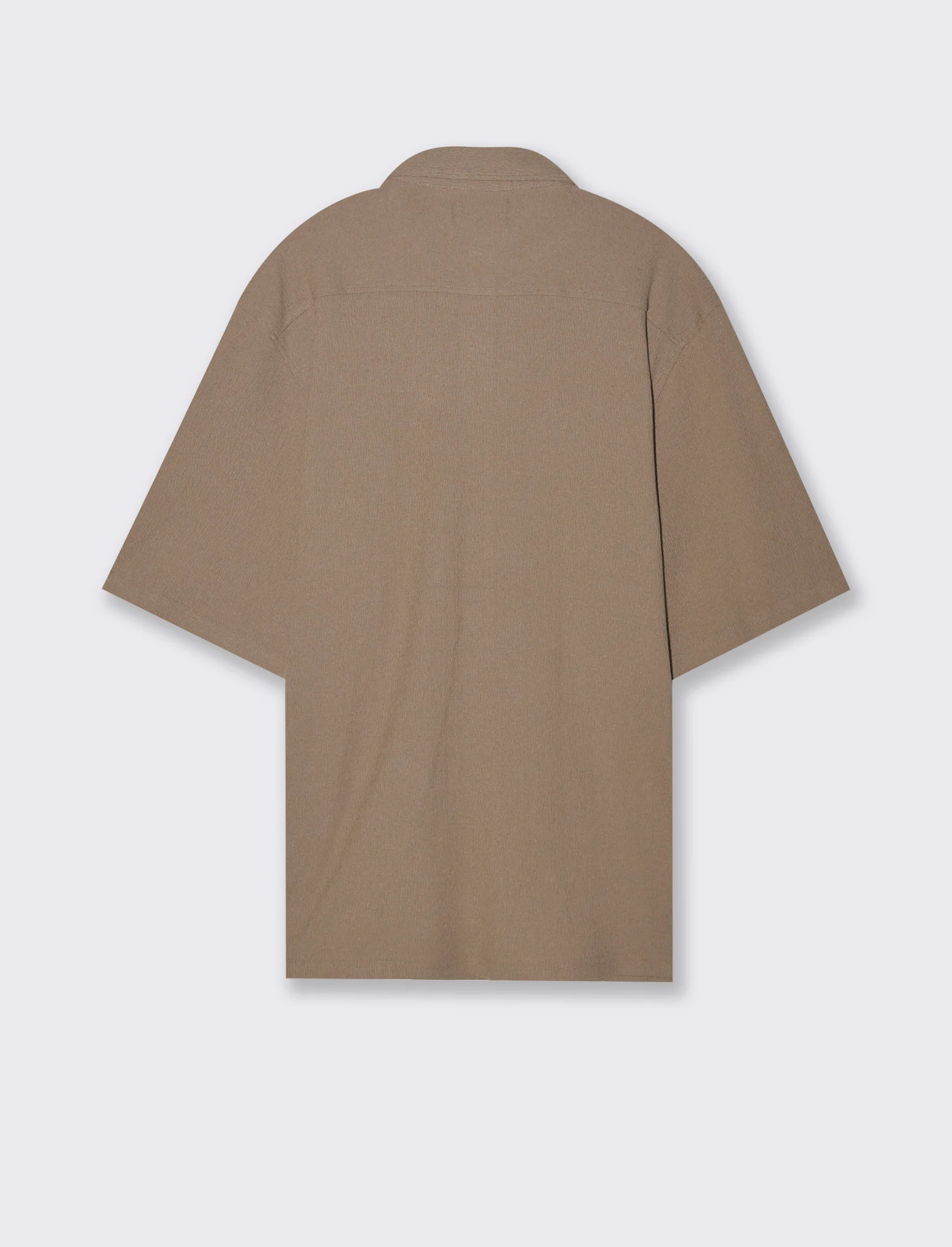 Camicia basic regular fit easy iron da uomo - Grigio tortora - Image 2