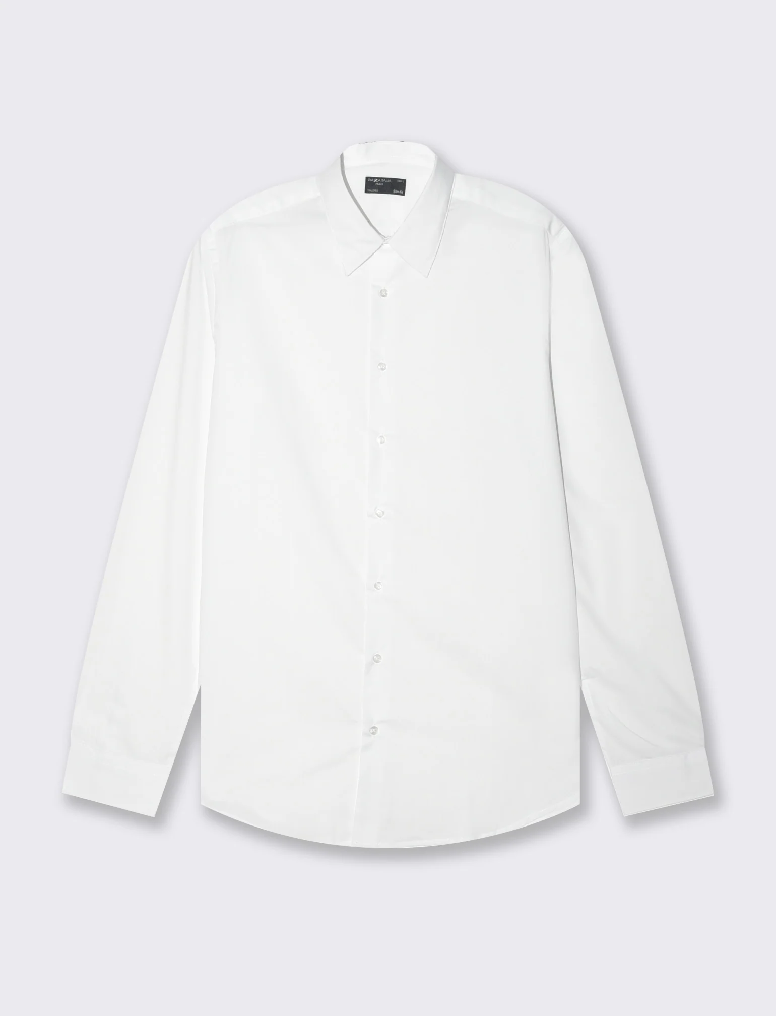 Camicia basic slim fit easy iron da uomo - Bianco - Image 4