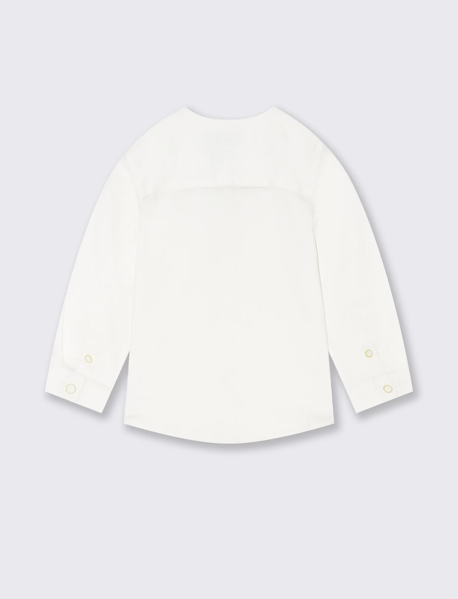 Camicia basica da neonato - Bianco latte - Image 4