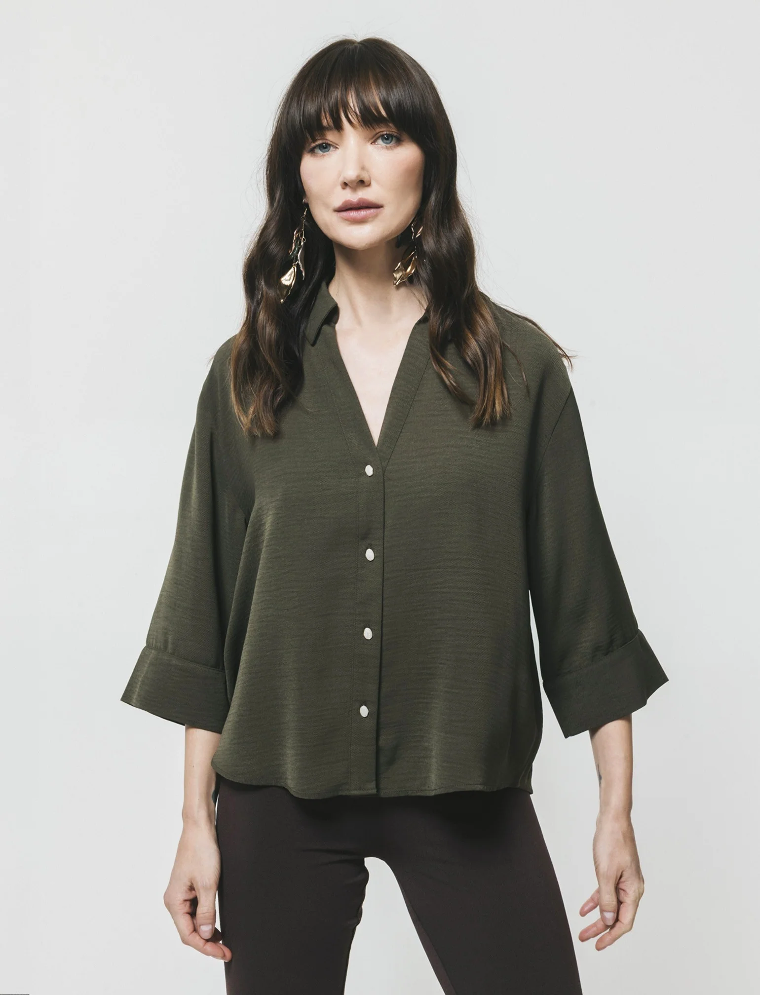 Camicia Basica Maniche a 3/4 - Ve.milit. - Image 2