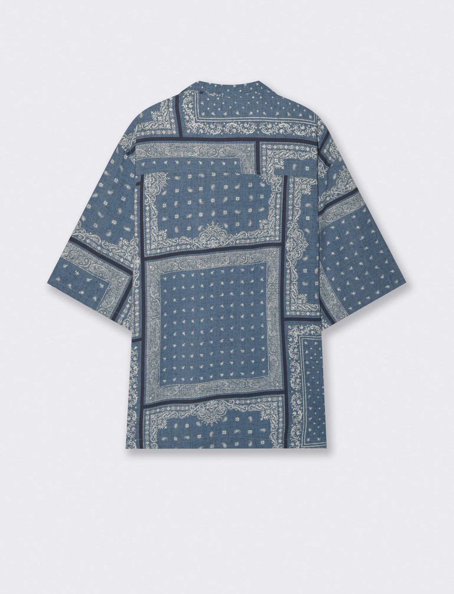 Camicia boxy fit in viscosa paisley patchwork - CARTA DA ZUCCHERO - Image 2