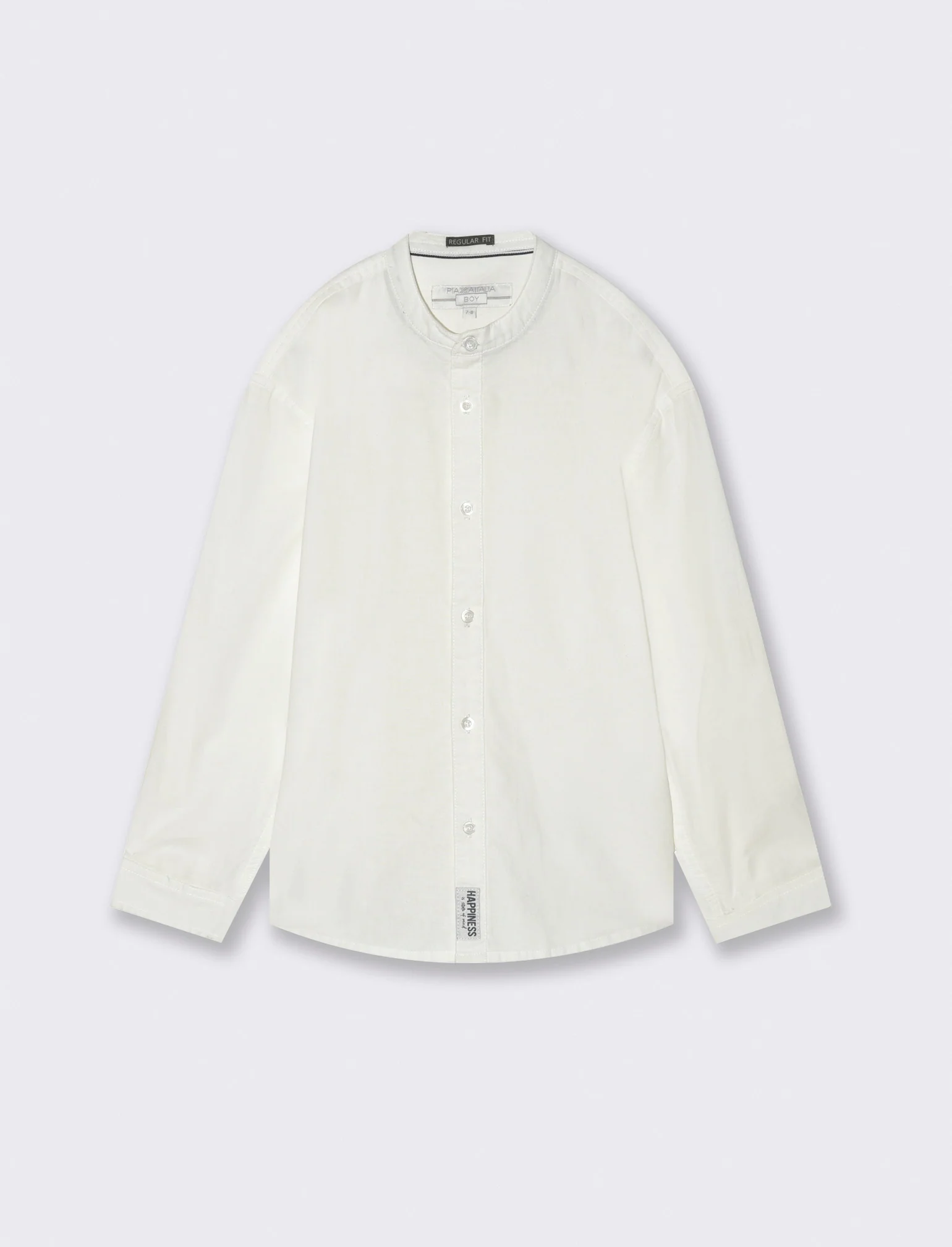 Camicia collo coreano da bambino - Bianco latte - Image 3