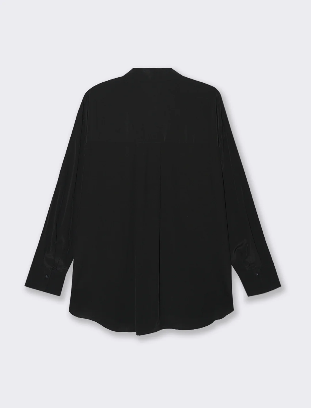 CAMICIA CON DOPPIO BOTTONE AL POLSO - Nero - Image 2