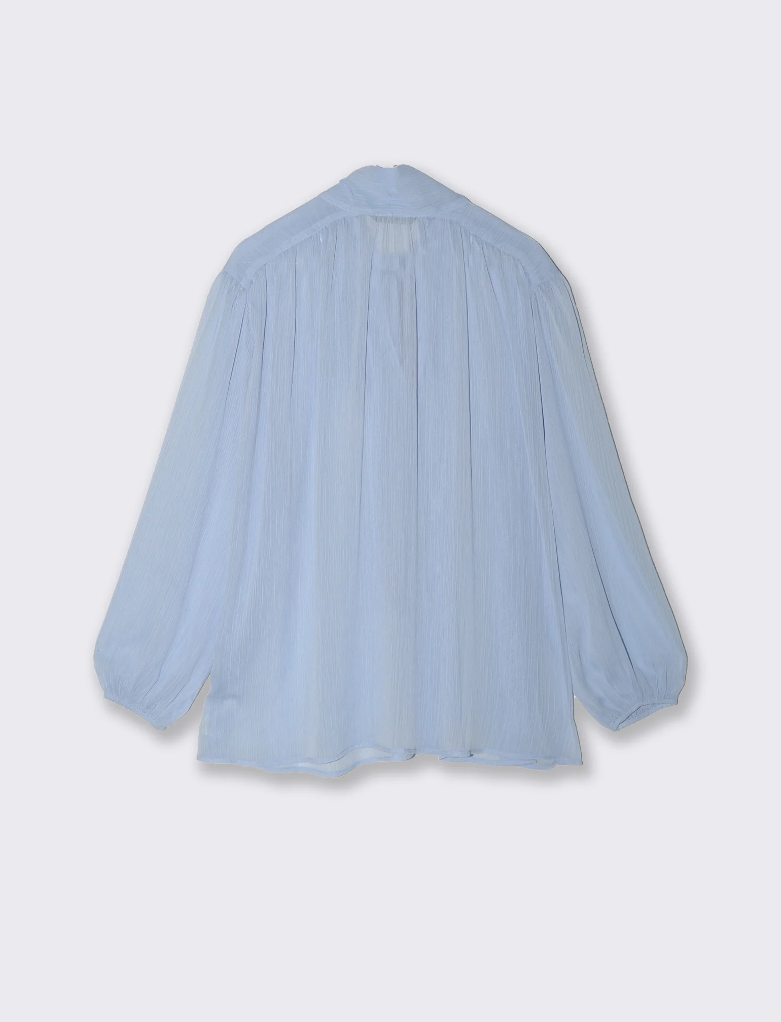 CAMICIA CON FUSCIACCA - Celeste - Image 2
