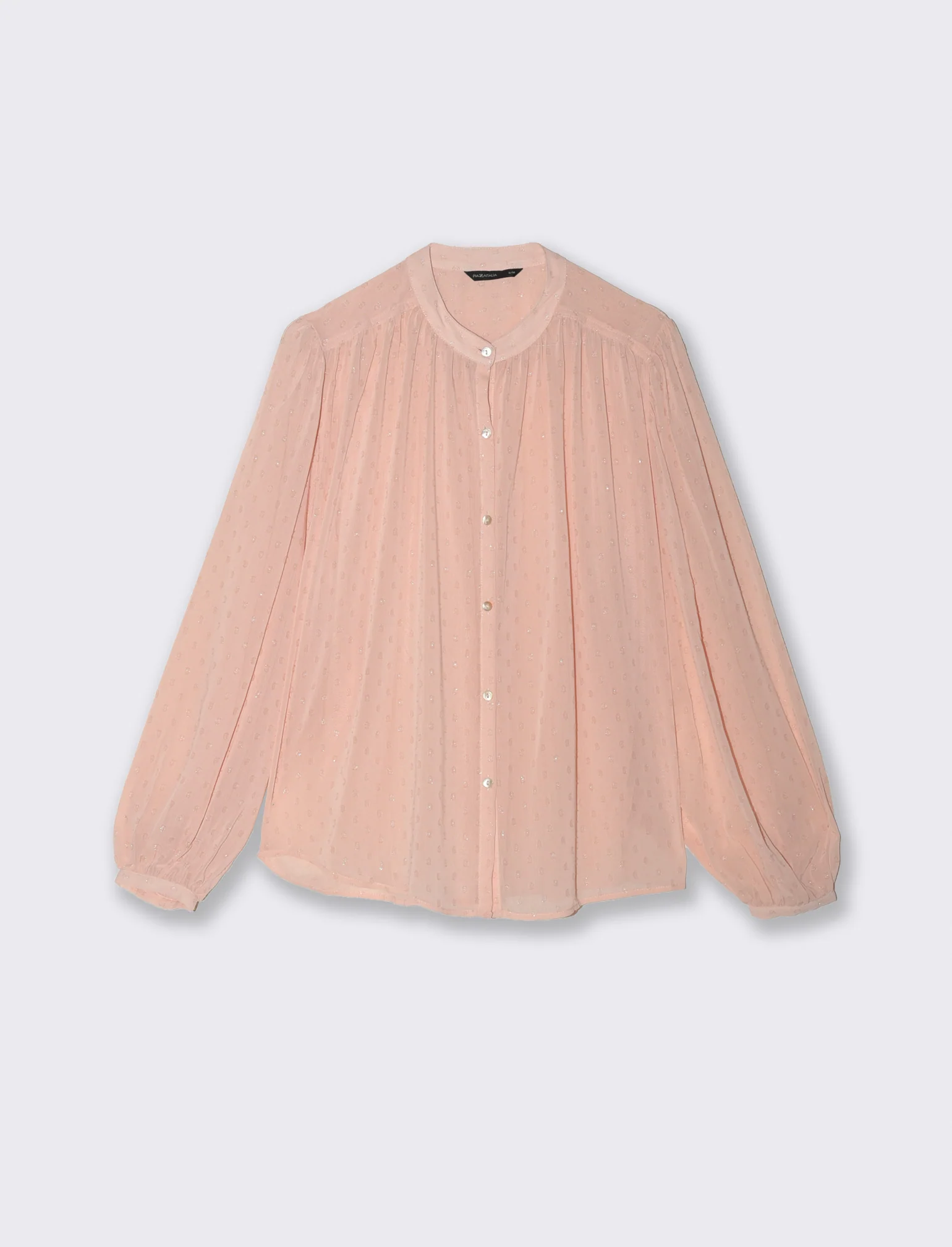 CAMICIA CON MANICA A 3/4 - Rosa chiaro - Image 3