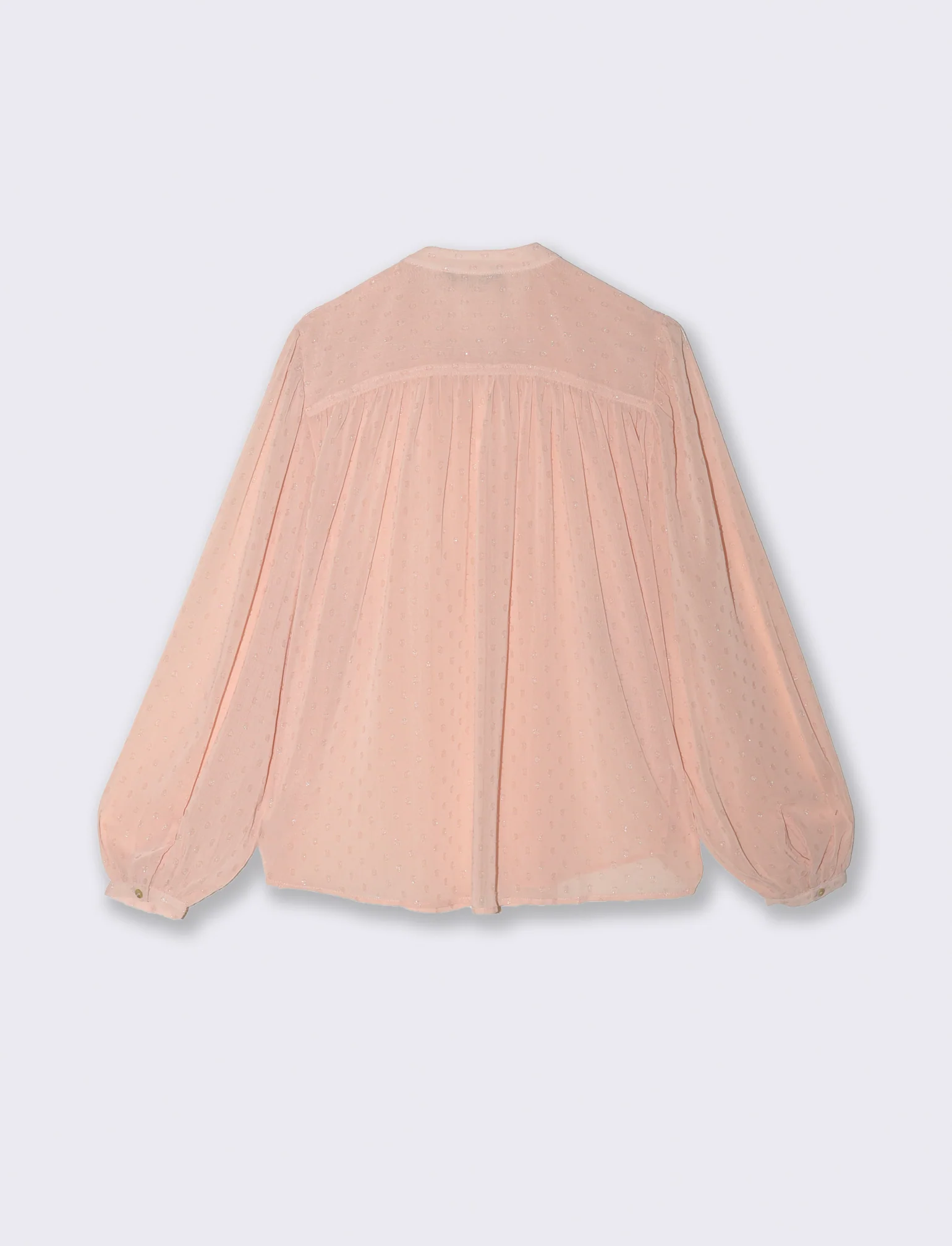 CAMICIA CON MANICA A 3/4 - Rosa chiaro - Image 4