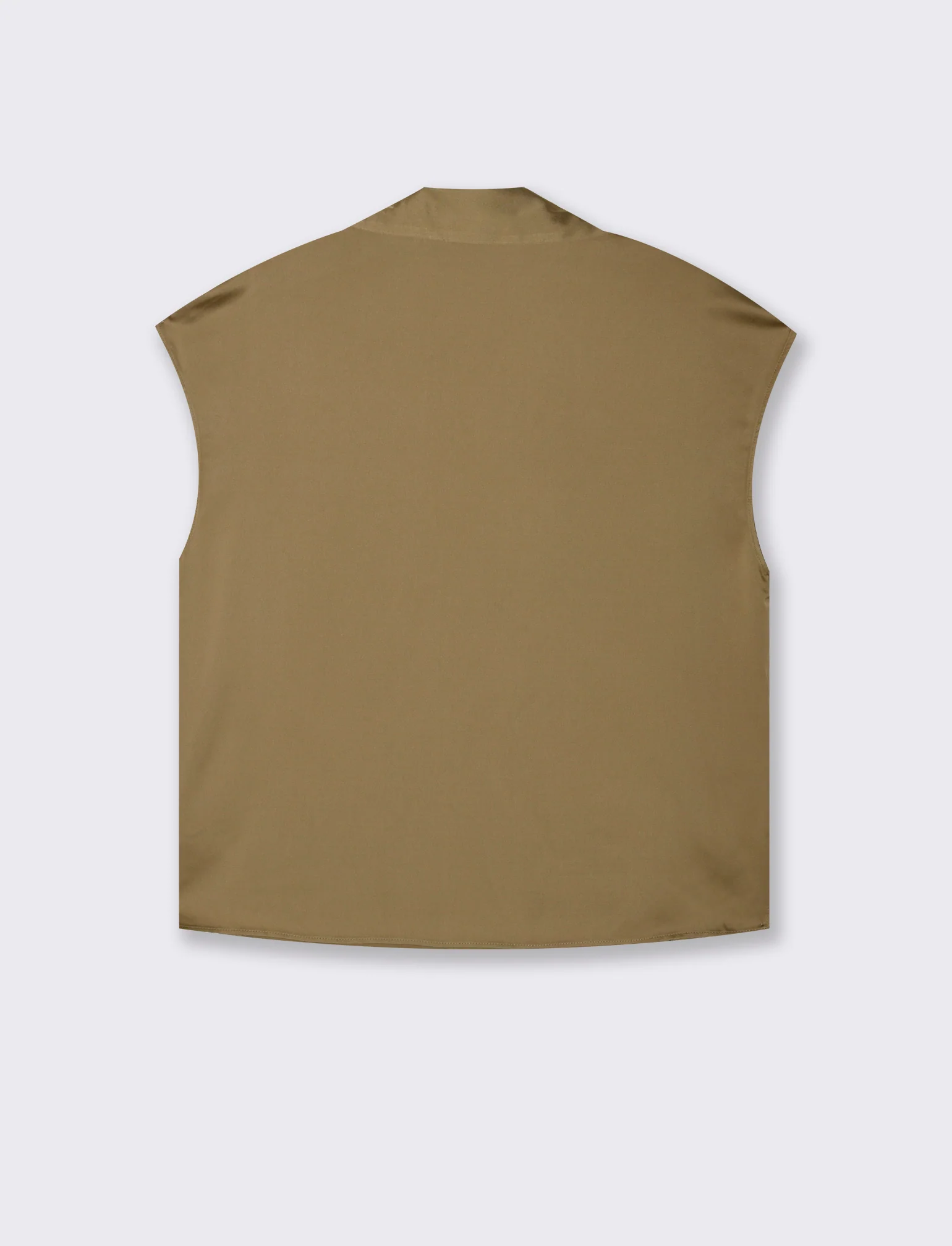 CAMICIA CON MANICHE AD ALETTA - Kaky 1 - Image 5
