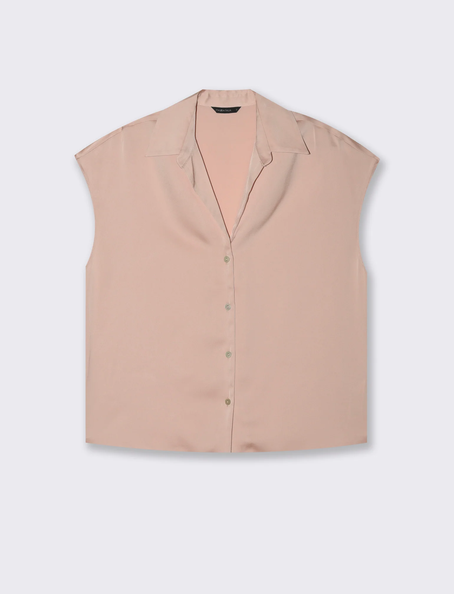 CAMICIA CON MANICHE AD ALETTA - Rosa chiaro