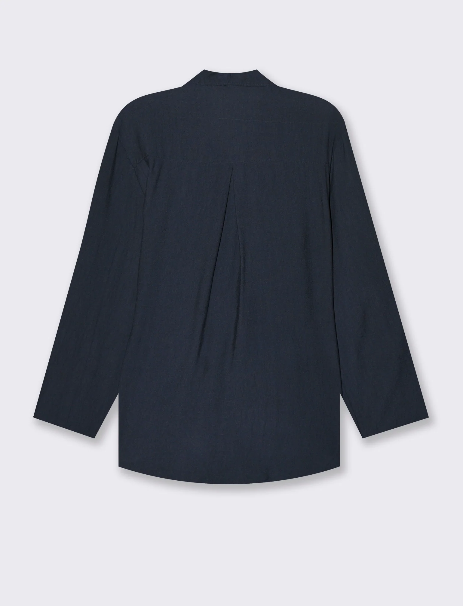 Camicia con nodo al fondo - Blu - Image 4