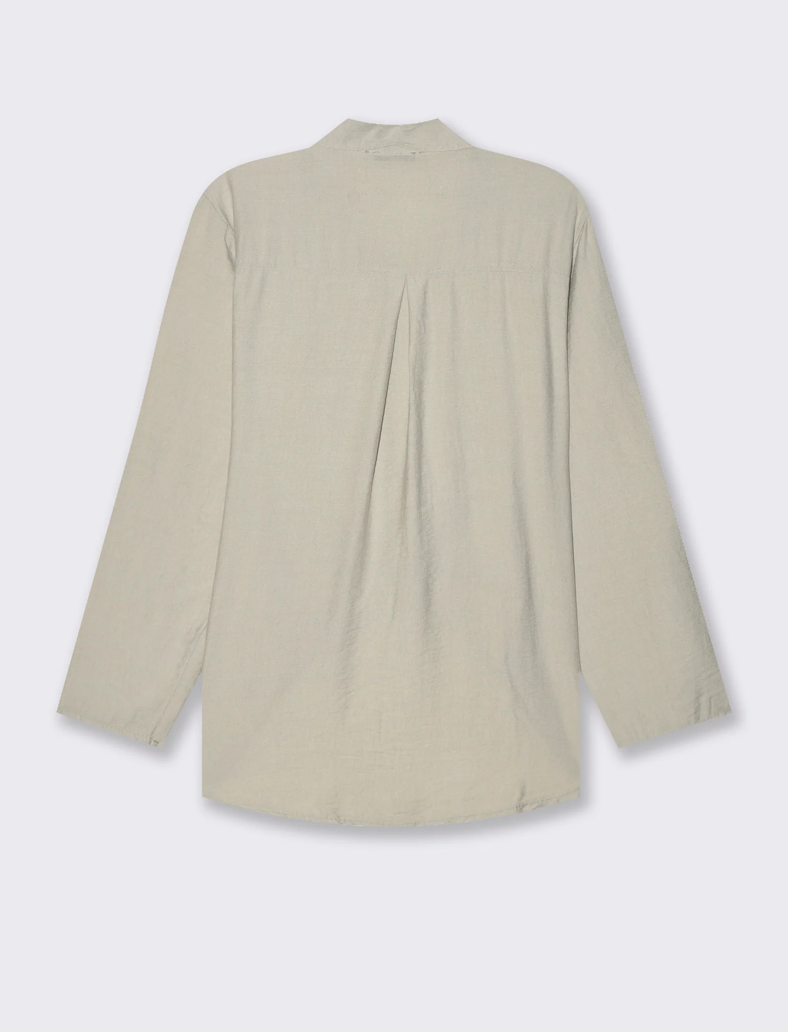Camicia con nodo al fondo - Sabbia - Image 4