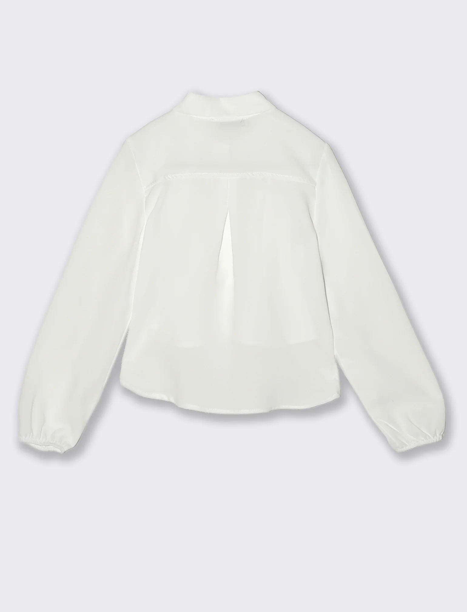 Camicia con pieghe - Bianco - Image 2