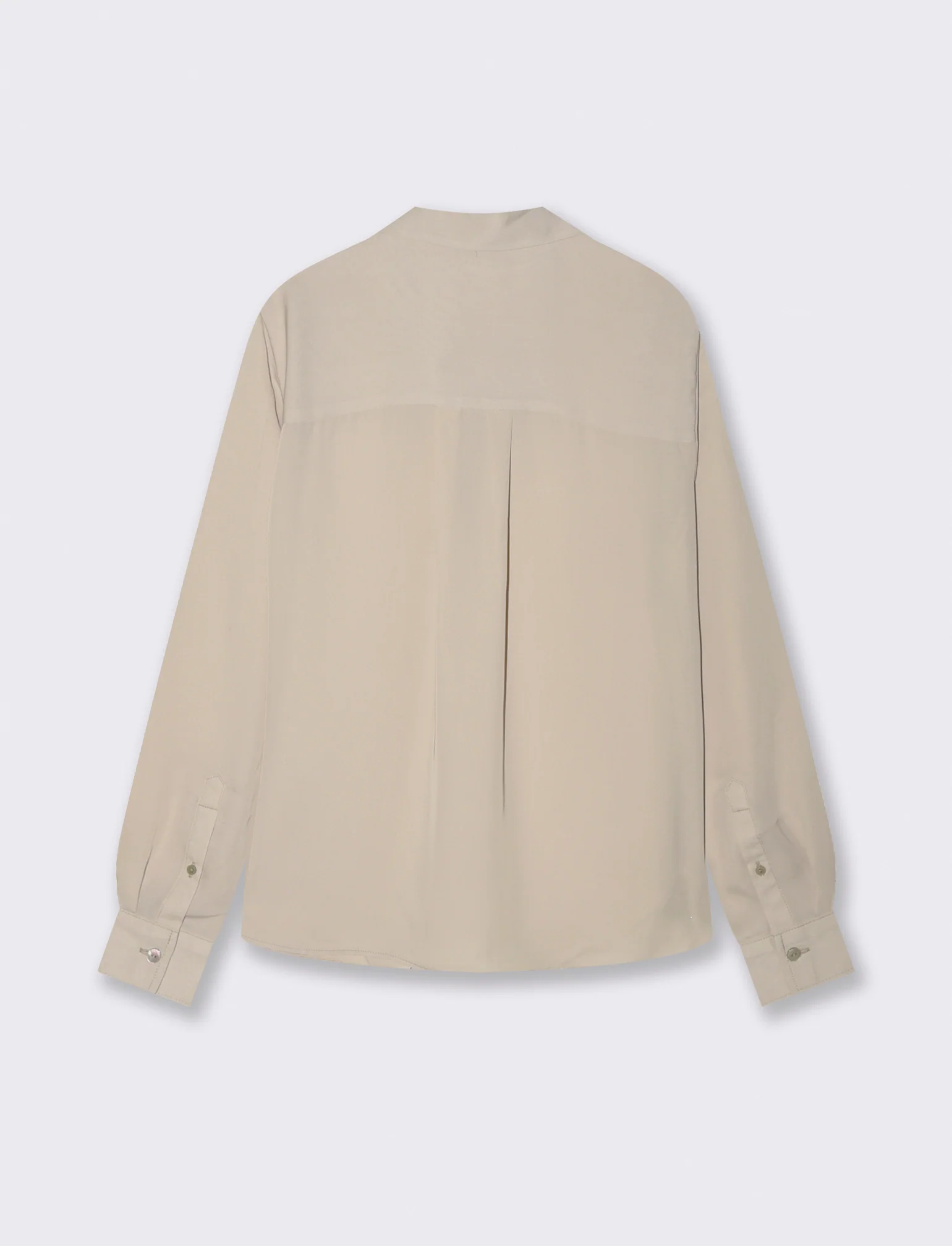 Camicia con Spacchi e Manica Lunga - Sabbia - Image 2