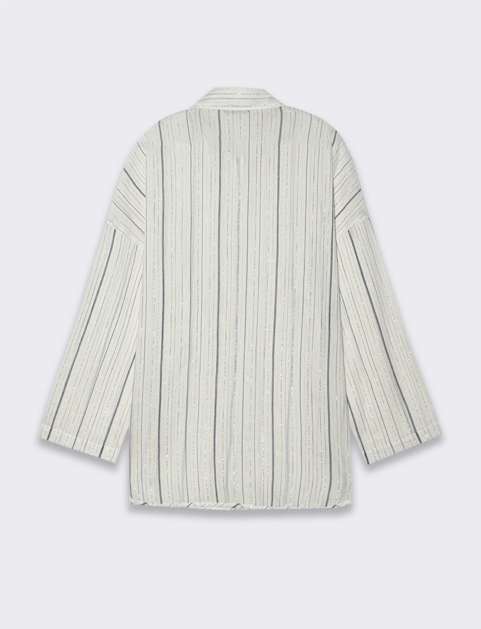 CAMICIA CON TESSUTO CON FILO EFFETTO METALLO - var 1 - Image 3