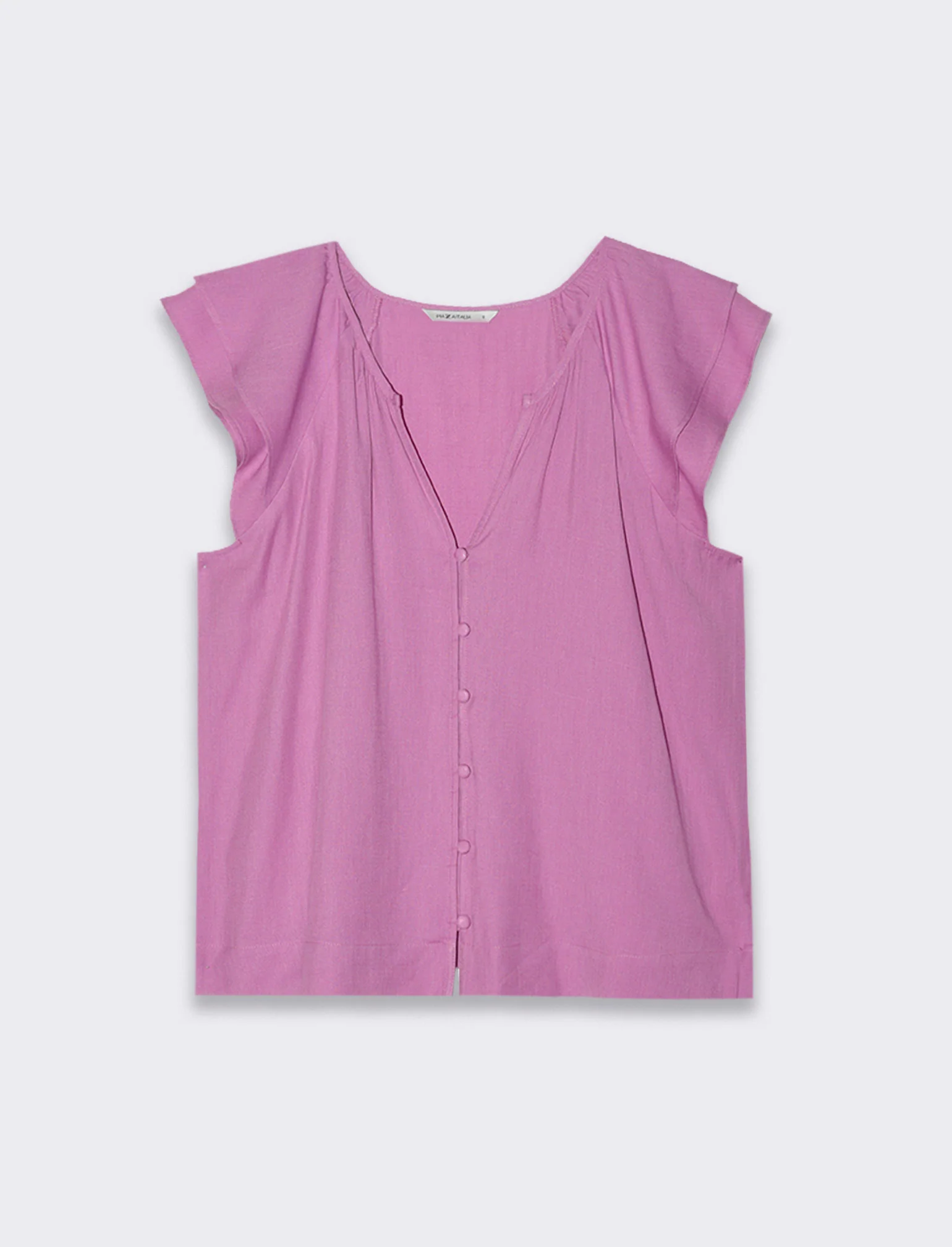 Camicia con volant da donna - BEGONIA - Image 4