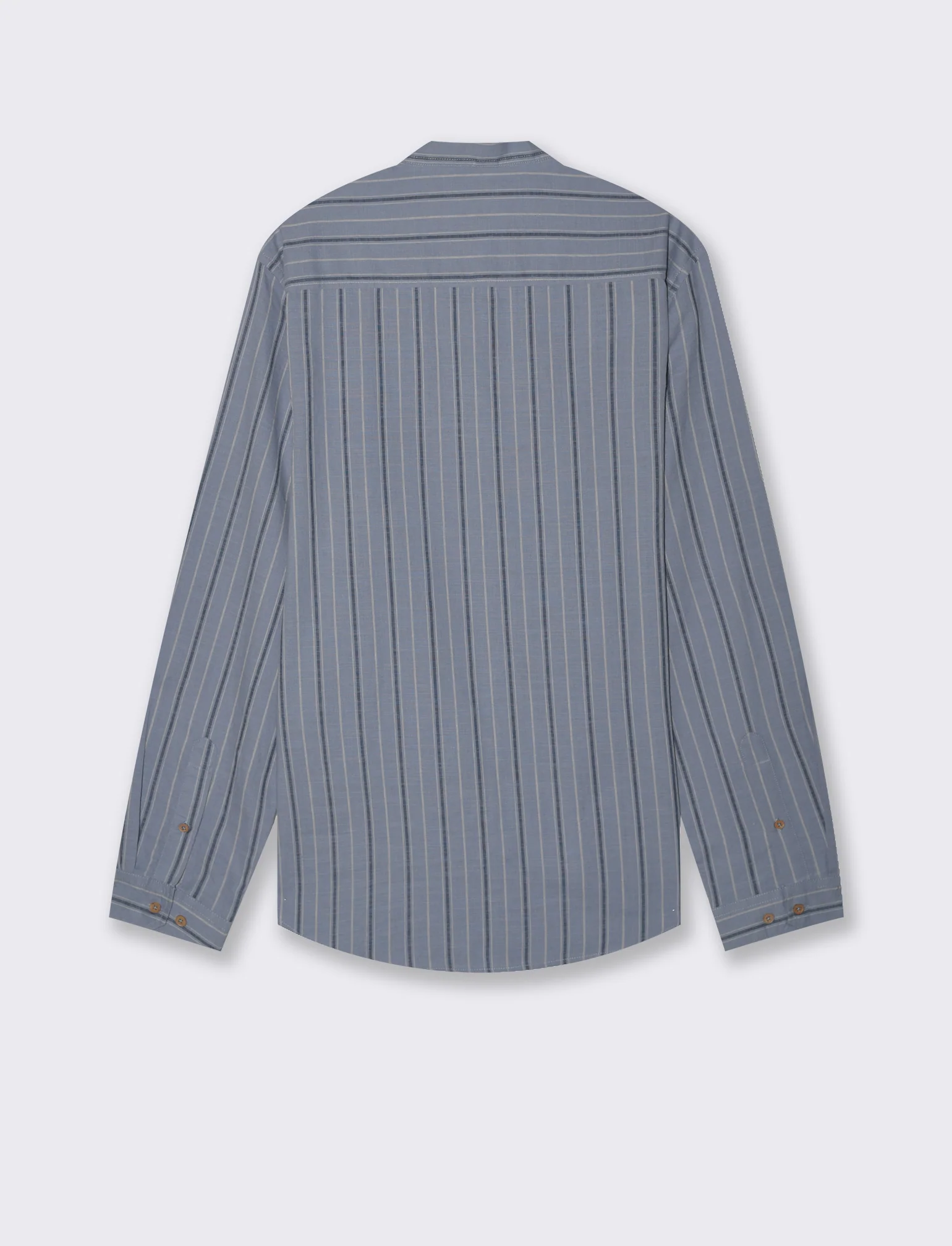 Camicia coreana a righe da uomo - CARTA DA ZUCCHERO - Image 2