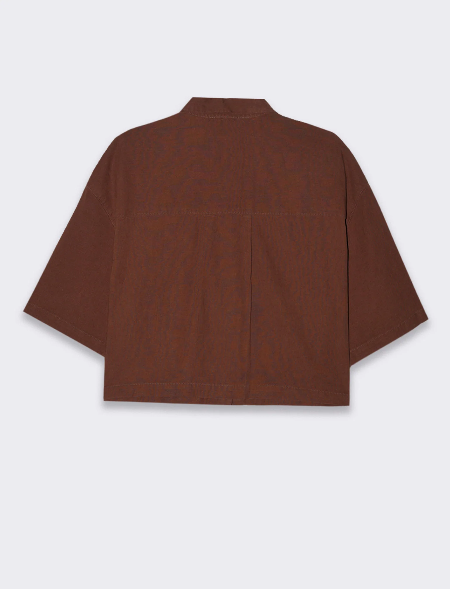 Camicia crop da donna - Caffe' - Image 5