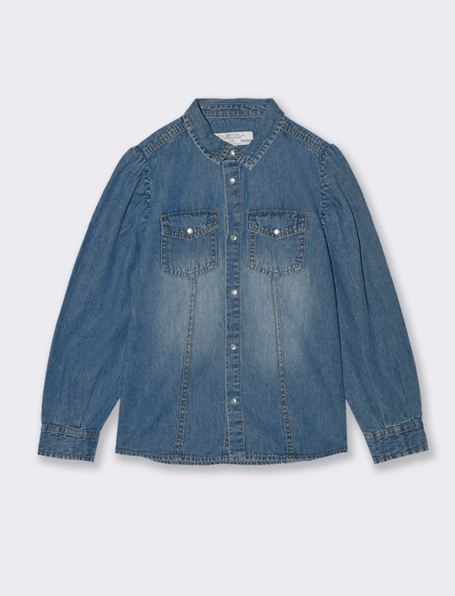 Camicia denim leggero - Denim - Image 3