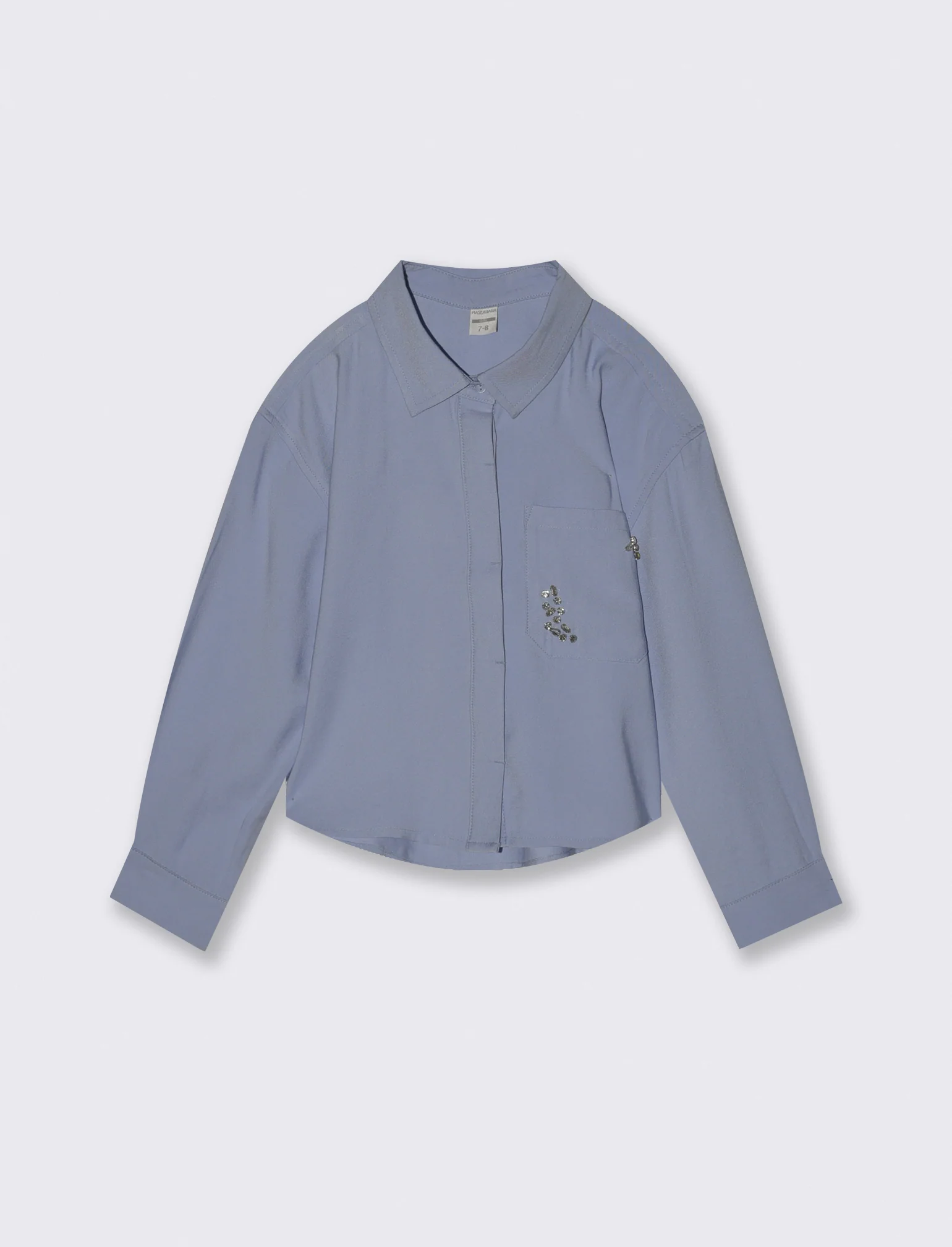 Camicia di flanella a quadri - Azzurro - Image 3