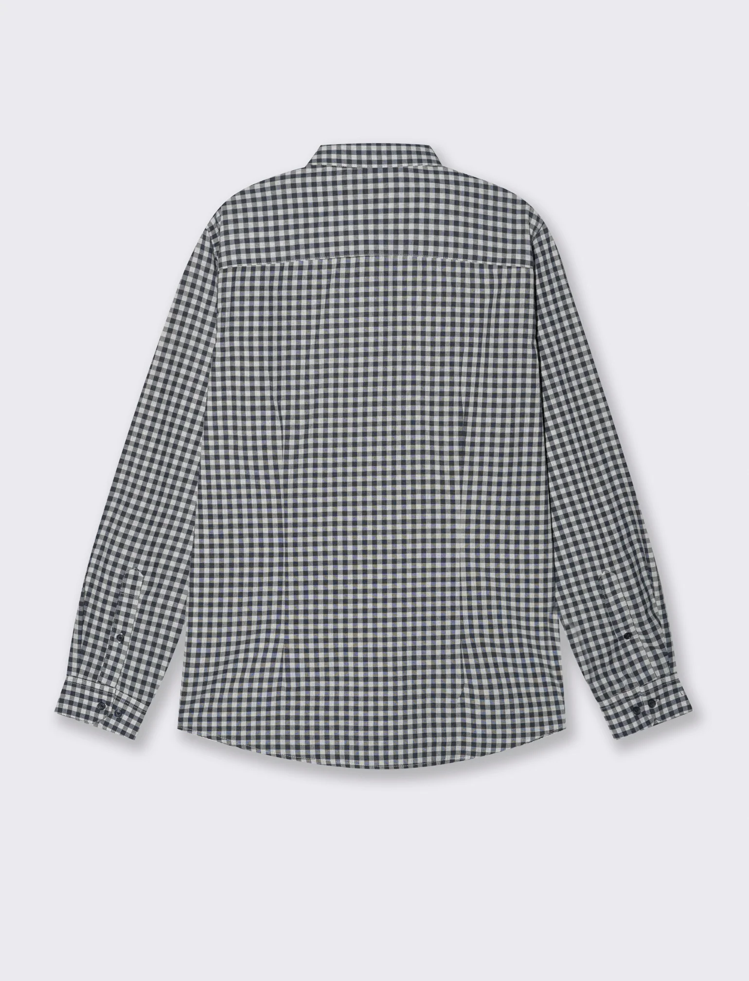 CAMICIA FANTASIA A QUADRI - Blu - Image 2