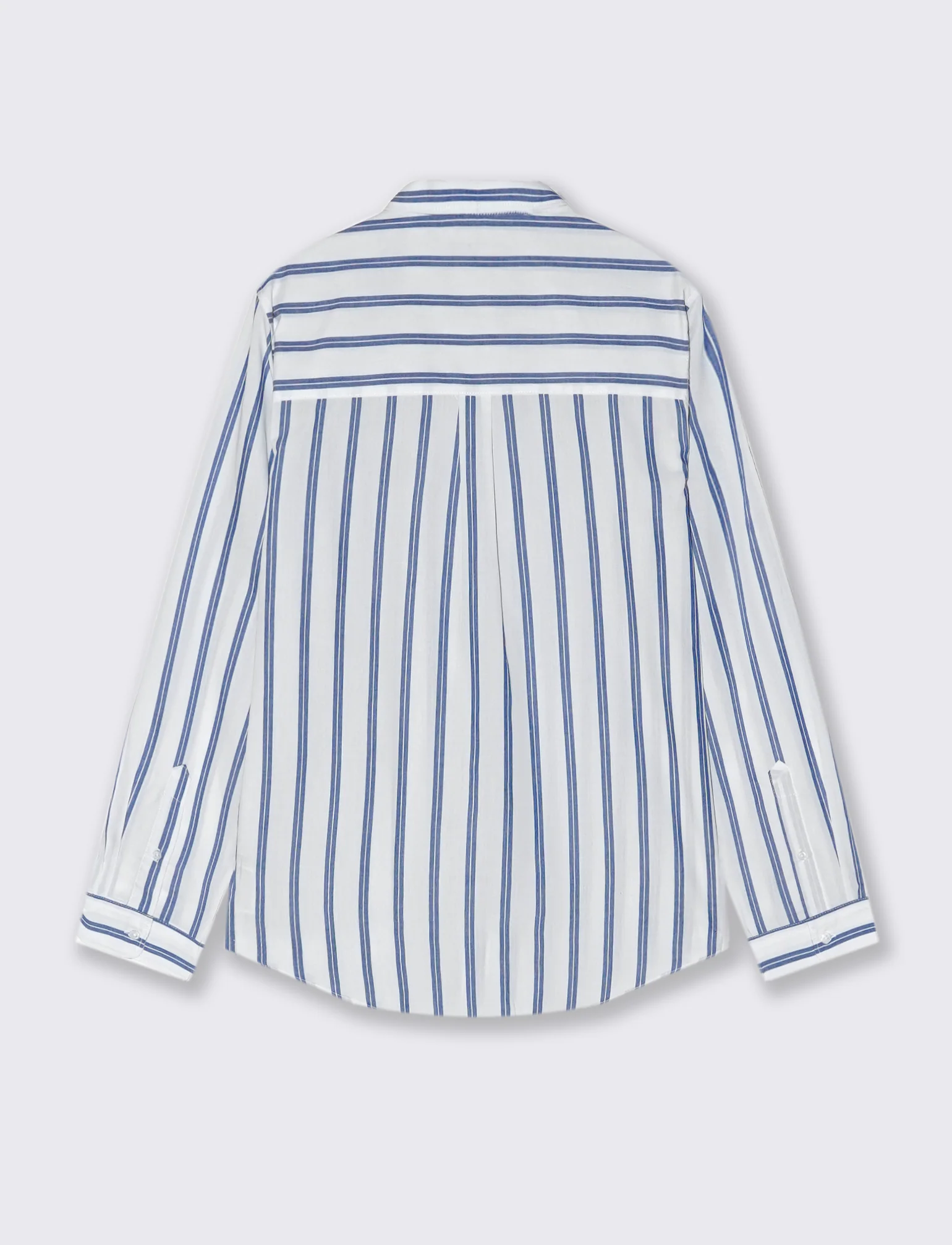 CAMICIA FANTASIA A RIGHE - Bianco - Image 2