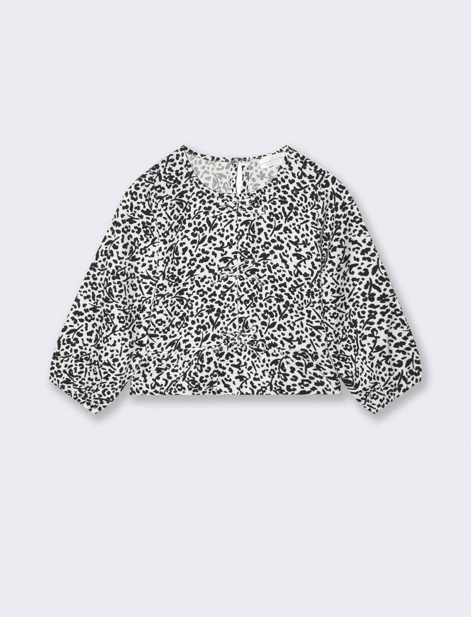 Camicia fantasia con fiocchi e volant - Fantasia
