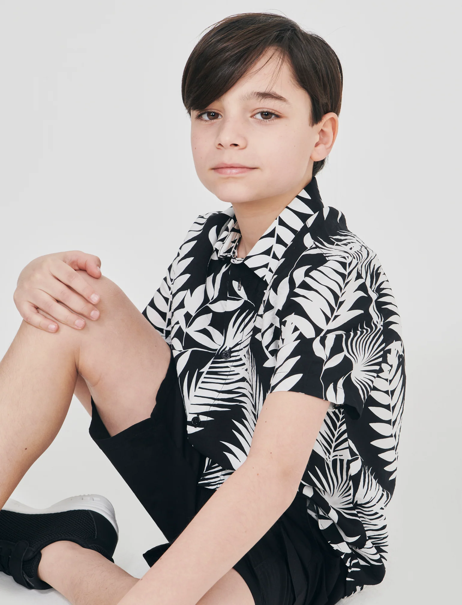 Camicia Fantasia Tropicale Mezza Manica - Fantasia - Image 3