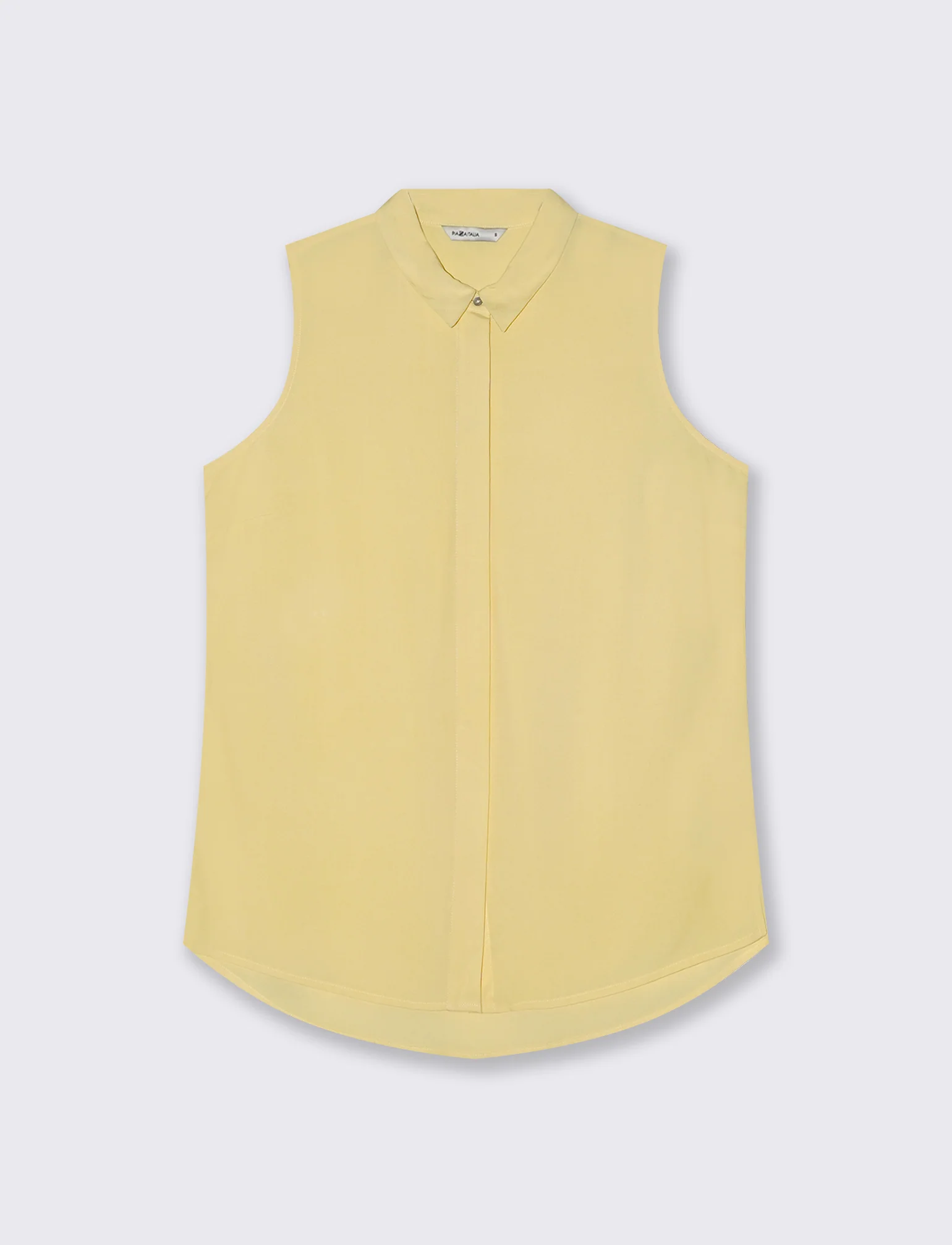 Camicia Giro Manica Basica - Giallo pastello