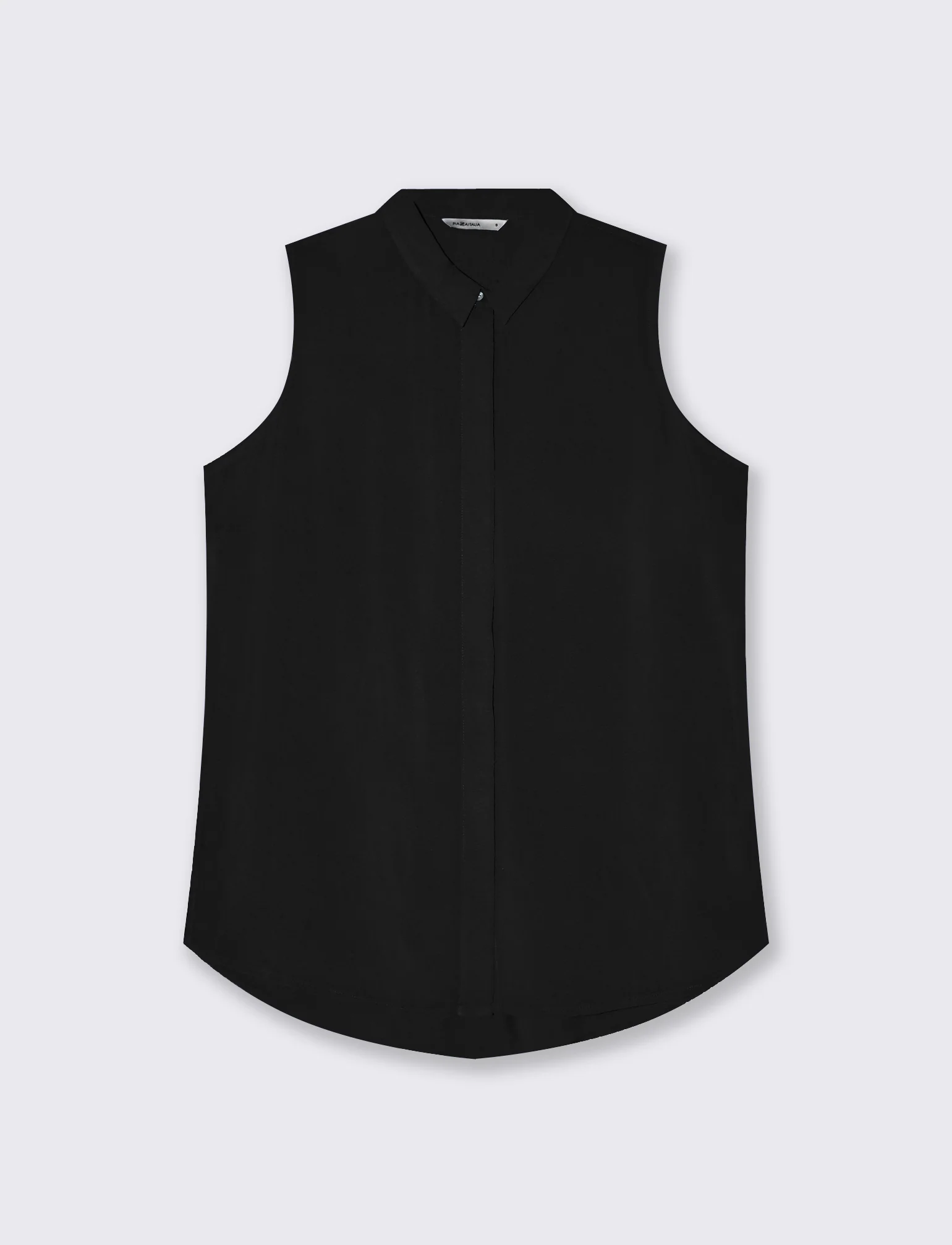 Camicia Giro Manica Basica - Nero