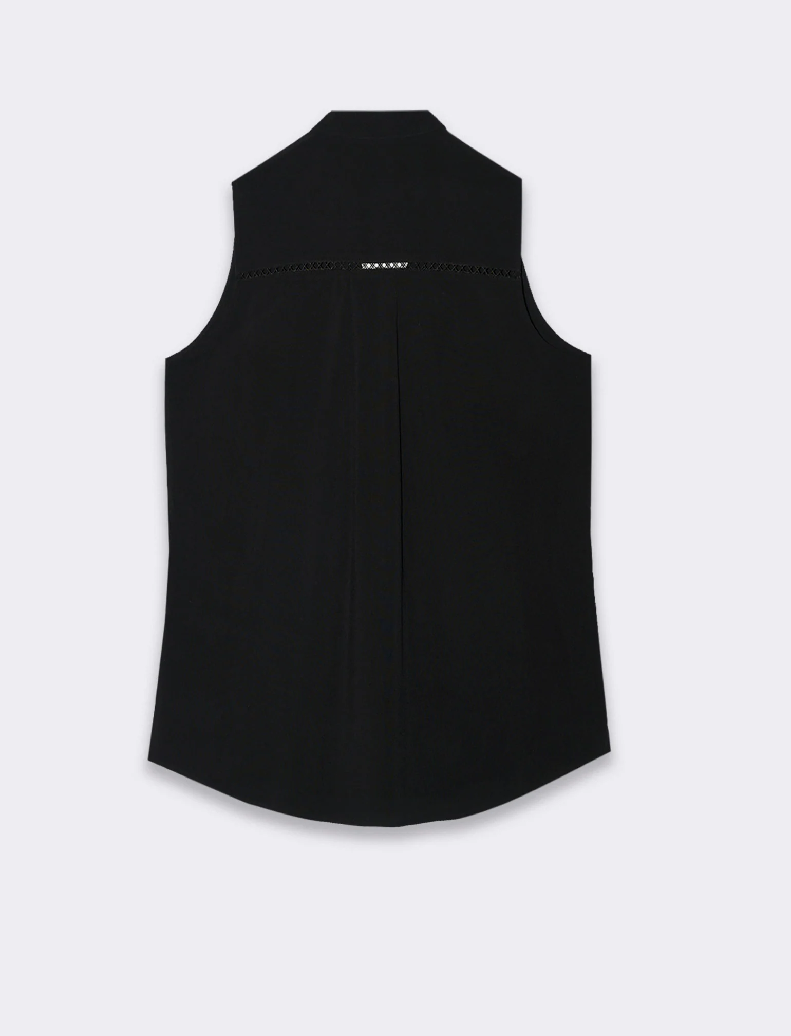 Camicia giro manica da donna - Nero - Image 2