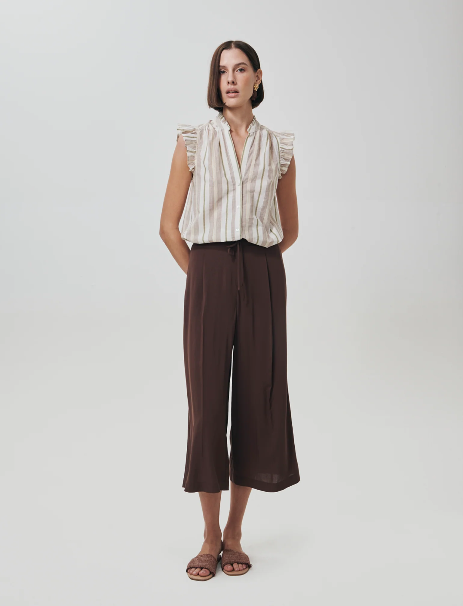Camicia Giro Maniche con Rouches e Colletto - var 1 - Image 3