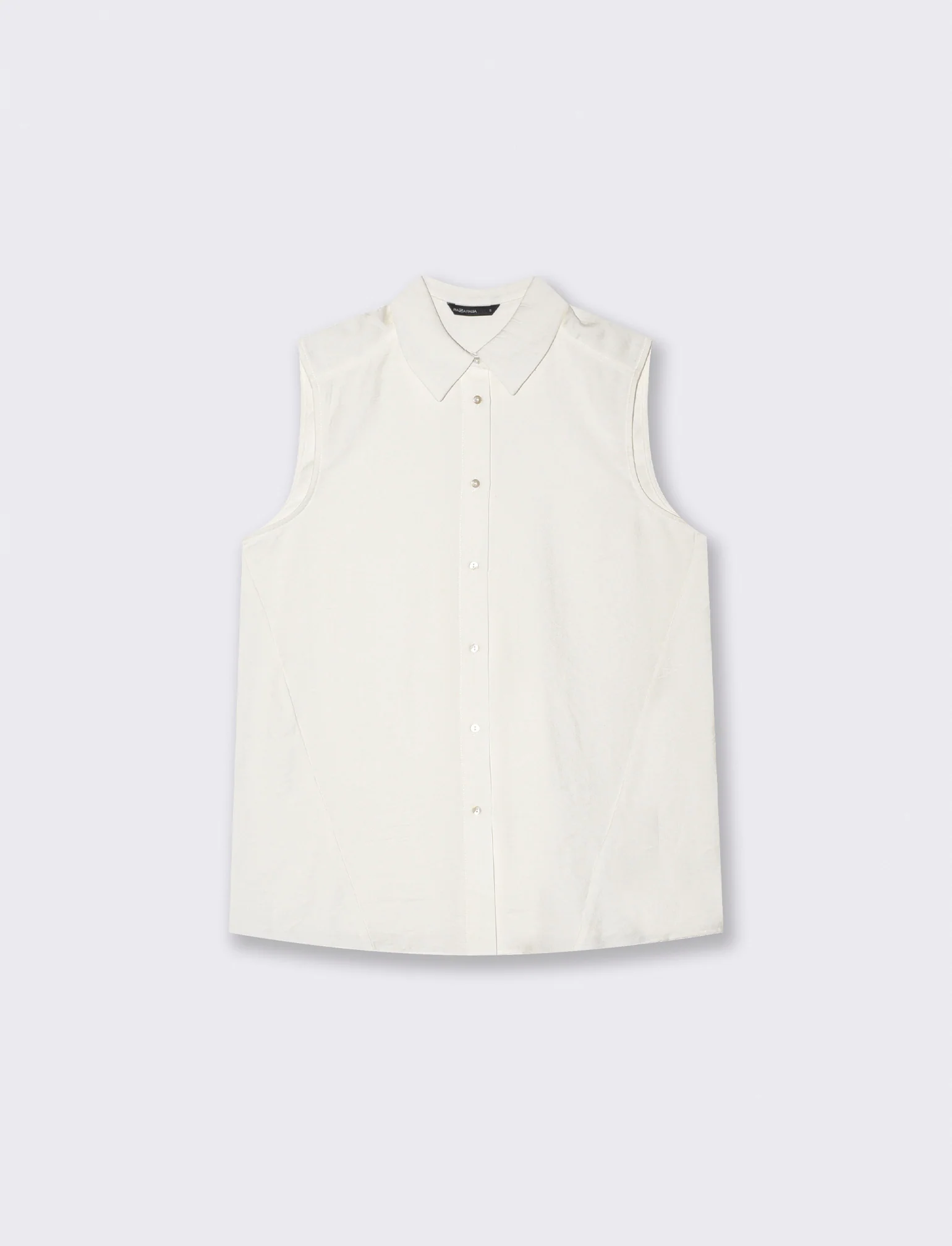 Camicia Giromanica con Stampa - Avorio