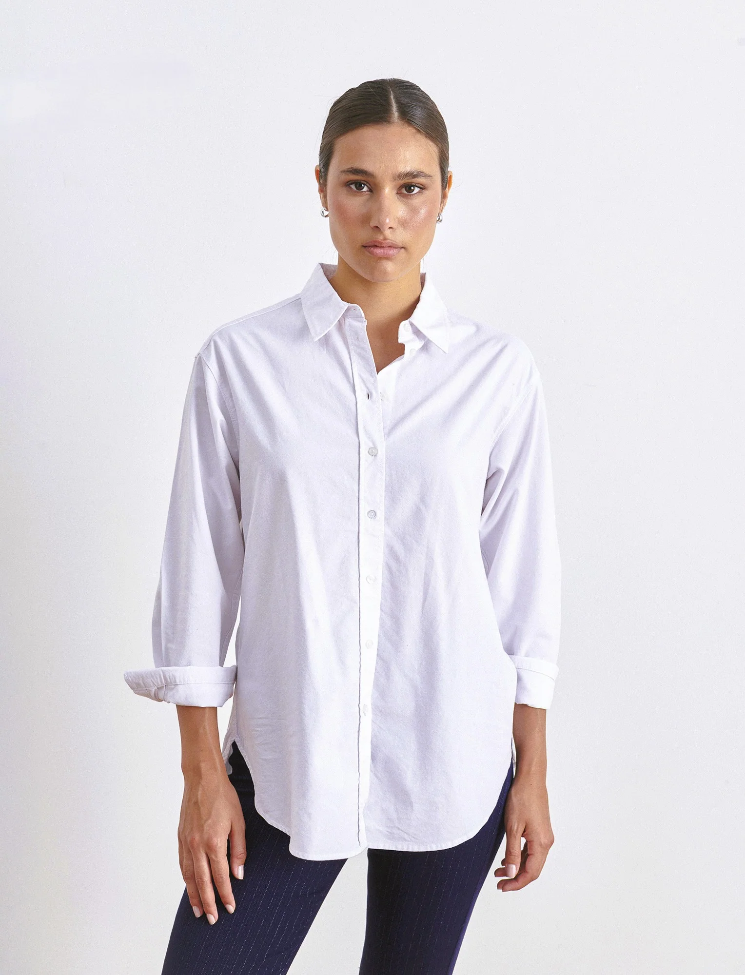 CAMICIA IN COTONE - Bianco - Image 2