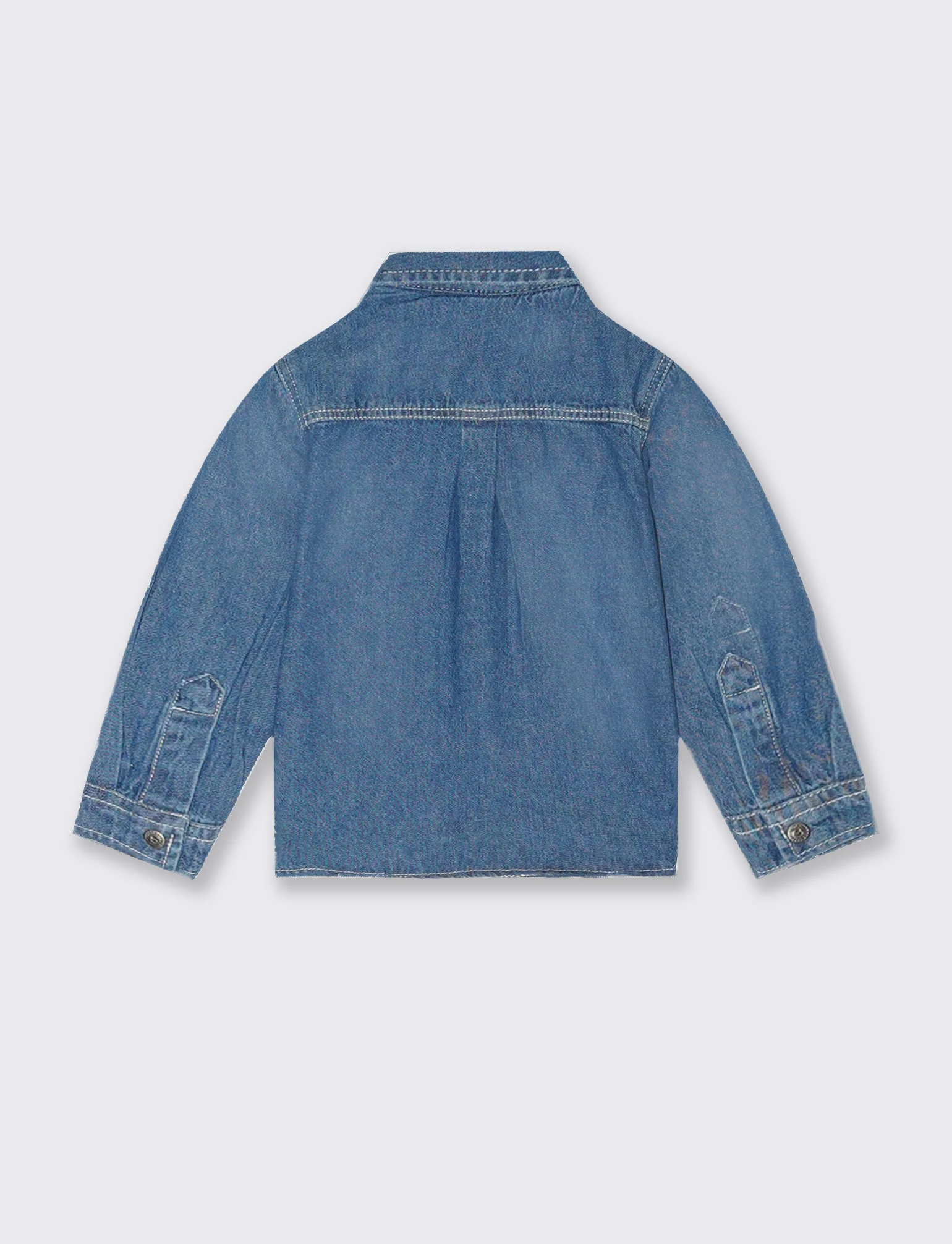 Camicia in denim da neonato - Denim - Image 4