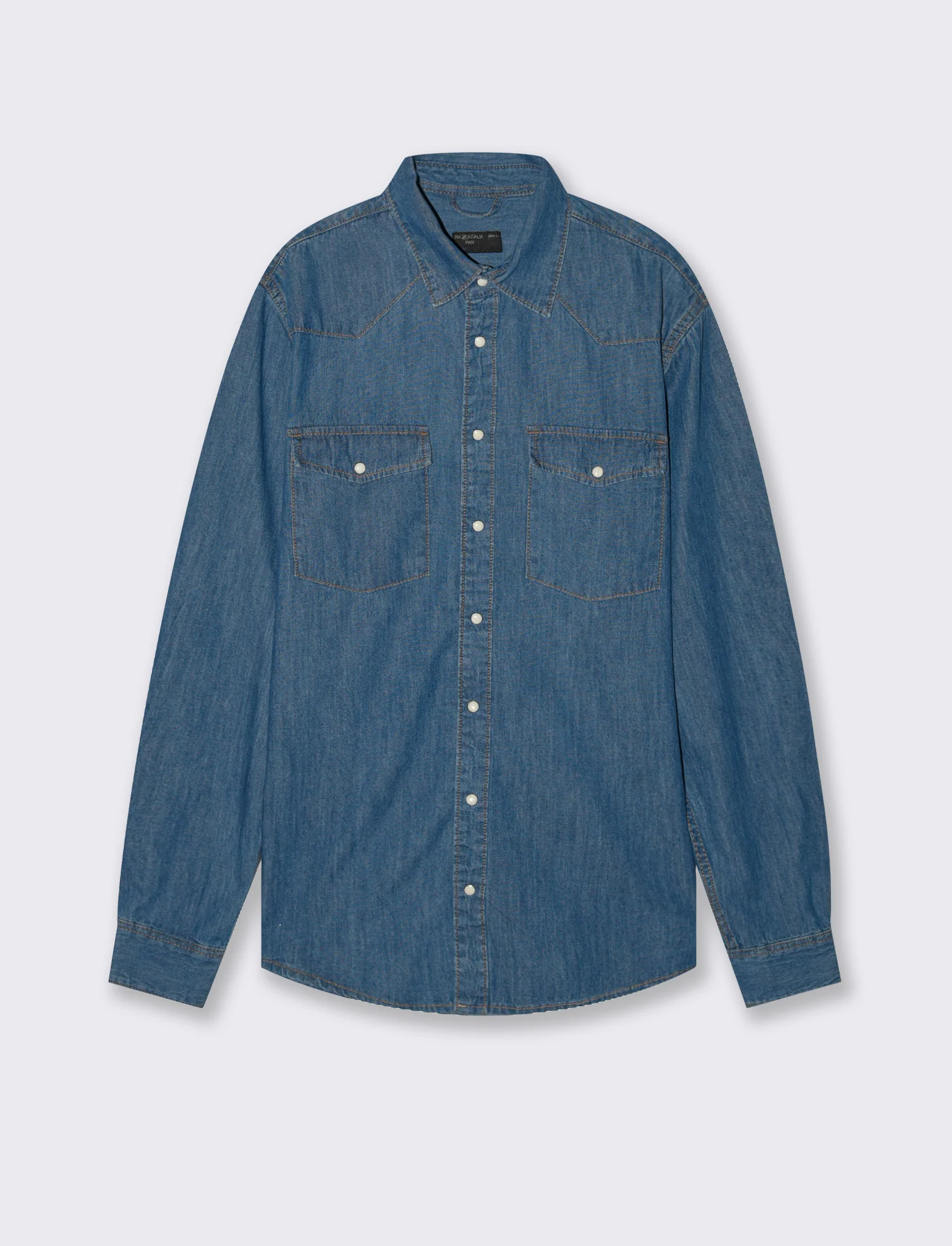 CAMICIA IN DENIM - Denim
