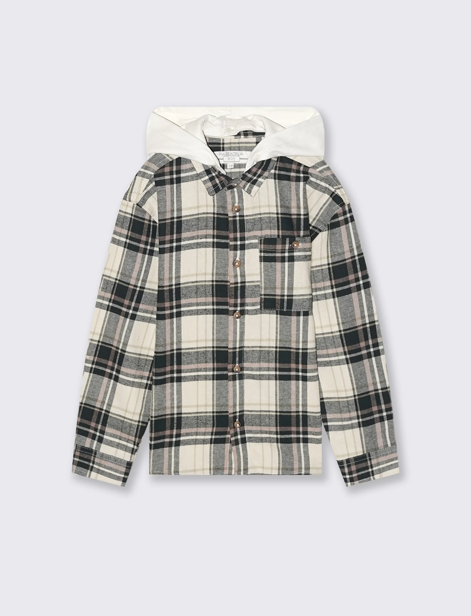 Camicia in flanella a quadri - Fantasia - Image 3