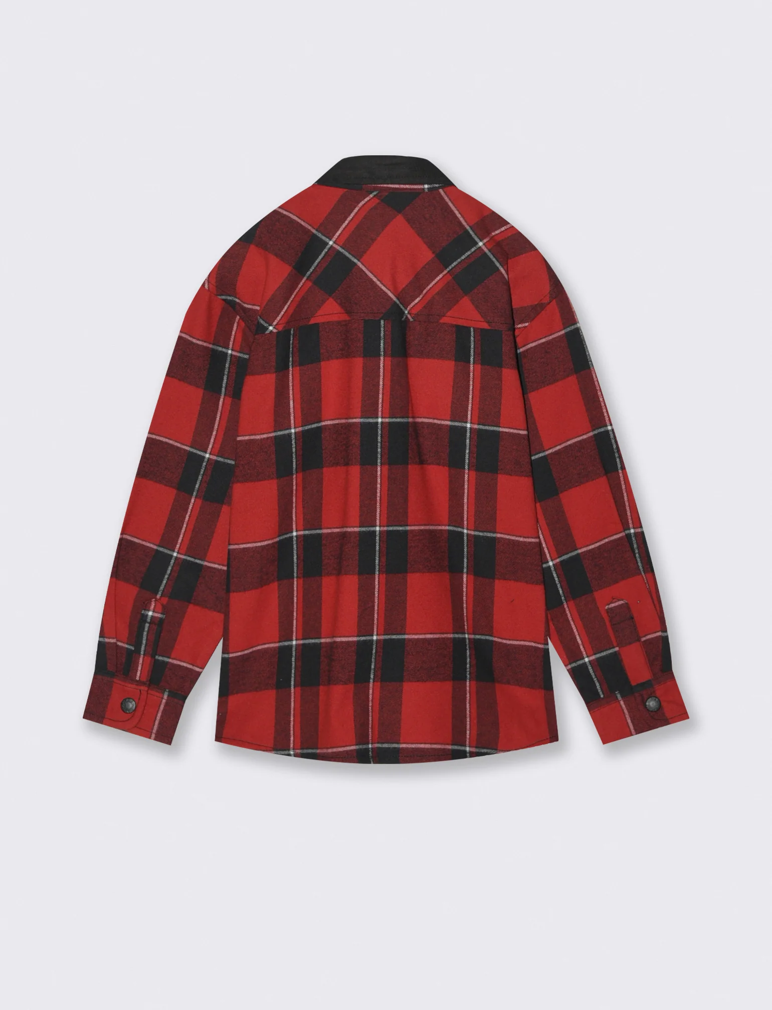 Camicia in flanella - Rosso - Image 2