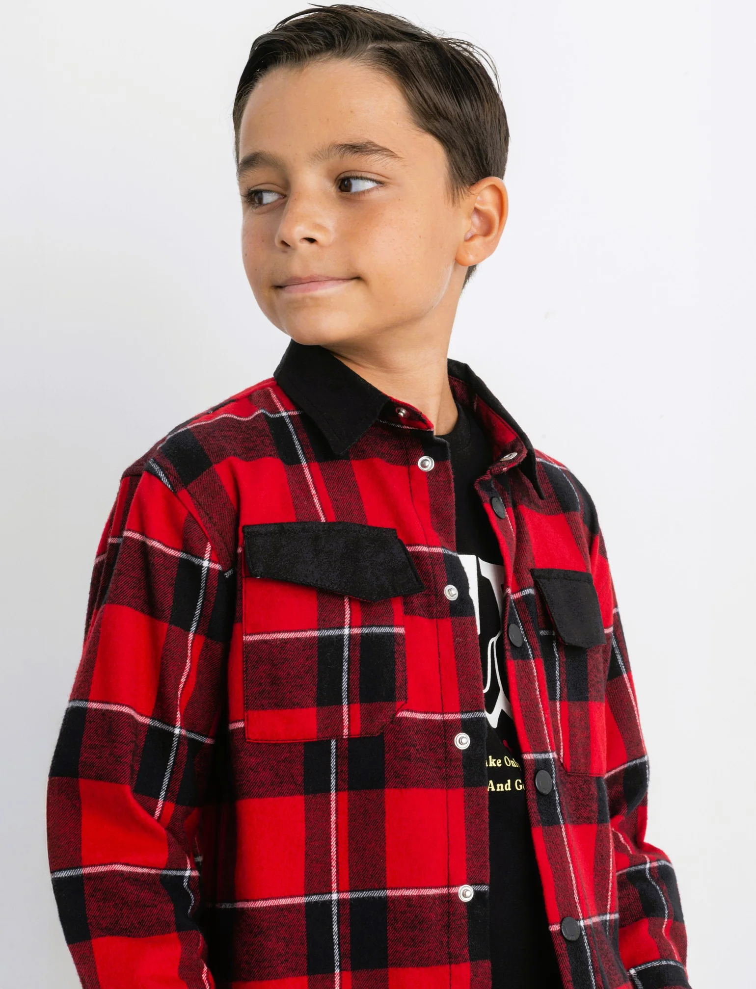 Camicia in flanella - Rosso - Image 4